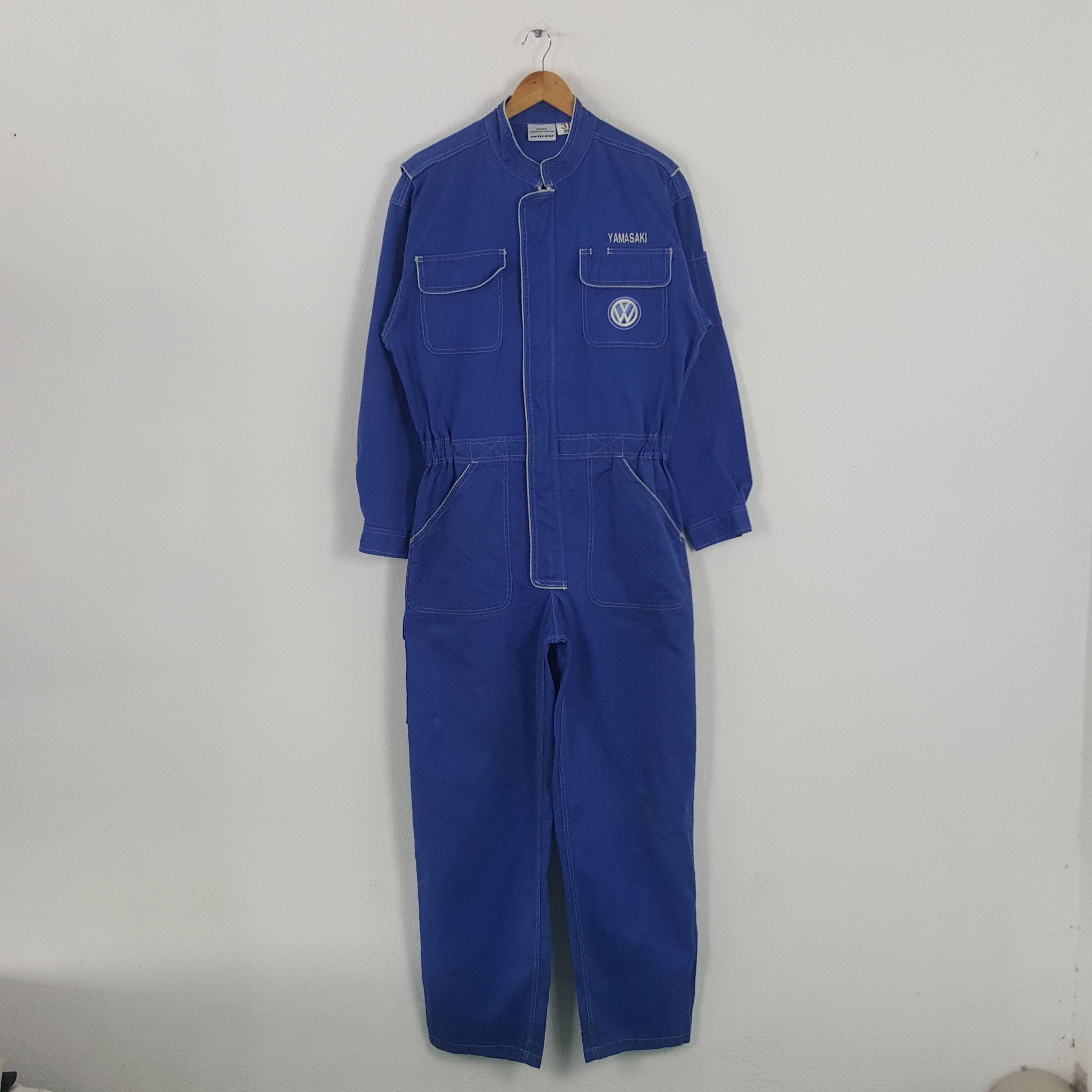 Vintage Vintage Volkswagen Germany Racing Motorsport Coverall Jacket Size US L / EU 52-54 / 3 - 4 Thumbnail