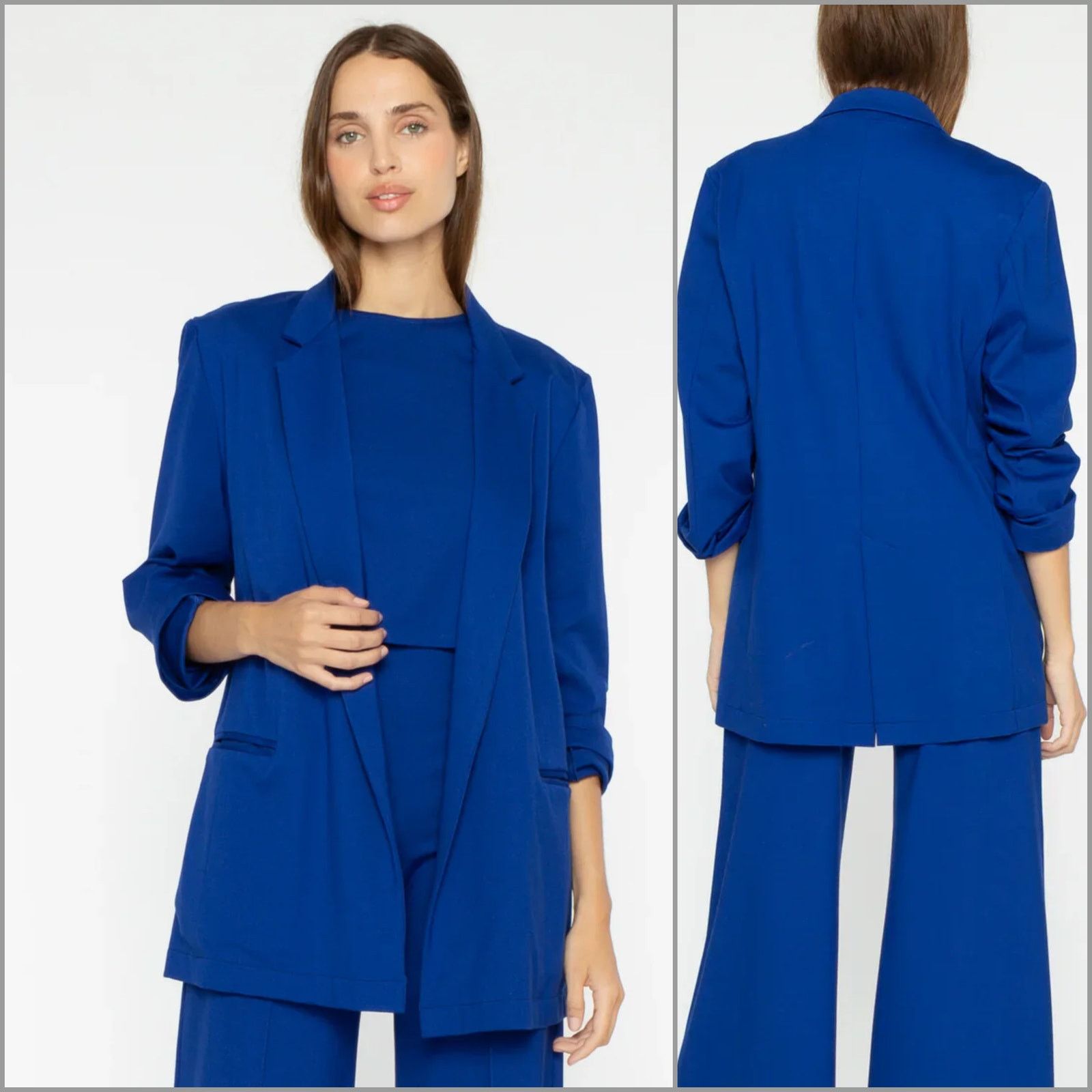 Other RIPLEY RADER Cobalt Ponte Knit Oversized Blazer Jacket 3(M) Size M / US 6-8 / IT 42-44 - 1 Thumbnail
