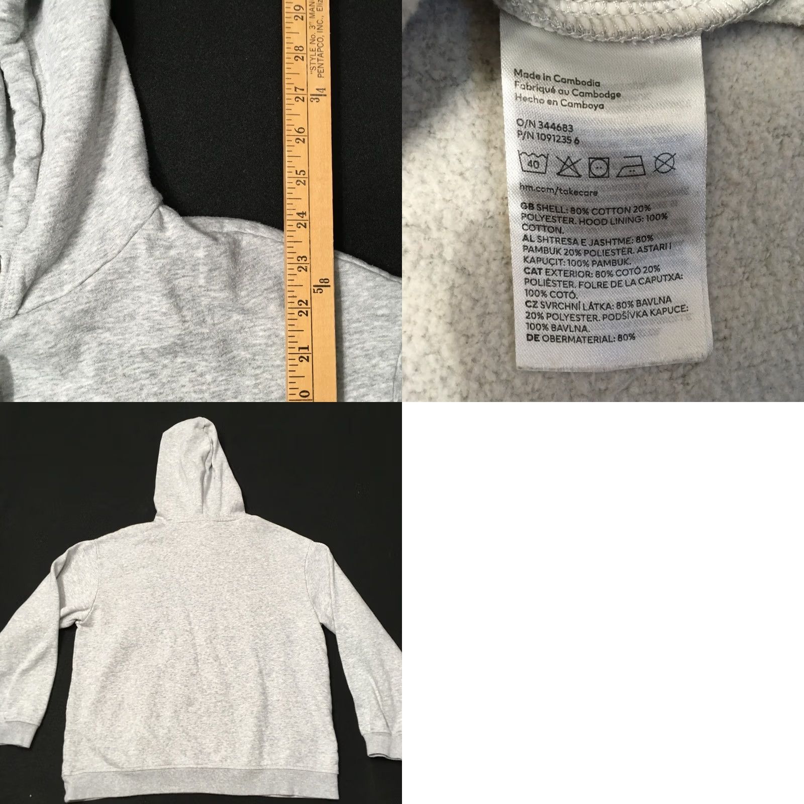 H&M H&M Harvard University College Patch Hooded Hoodie Sweatshirt MEDIUM Women’s Shirt Size M / US 6-8 / IT 42-44 - 8 Thumbnail
