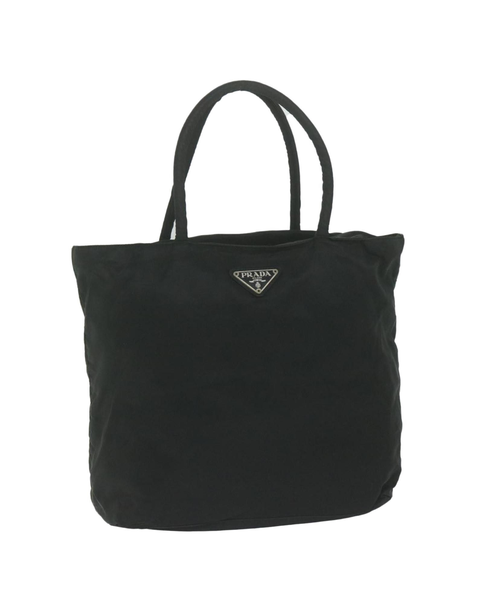 image of Prada Black Synthetic Shoulder Bag, Women's
