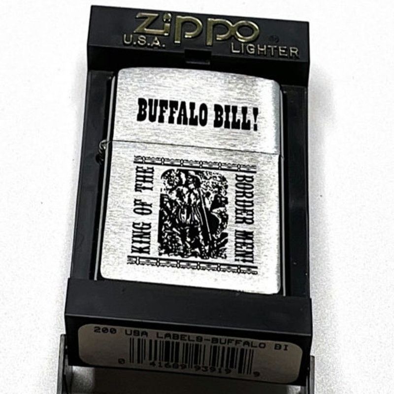 Zippo Vintage Zippo–Buffalo Bill “King of the Border Men!” Damaged Size ONE SIZE - 2 Thumbnail