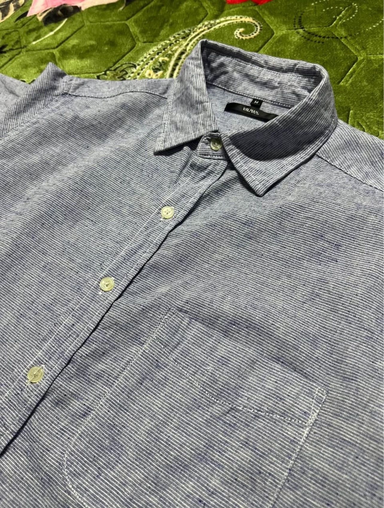 Japanese Brand Valman Men’s Short Sleeve Shirts Size US M / EU 48-50 / 2 - 4 Thumbnail