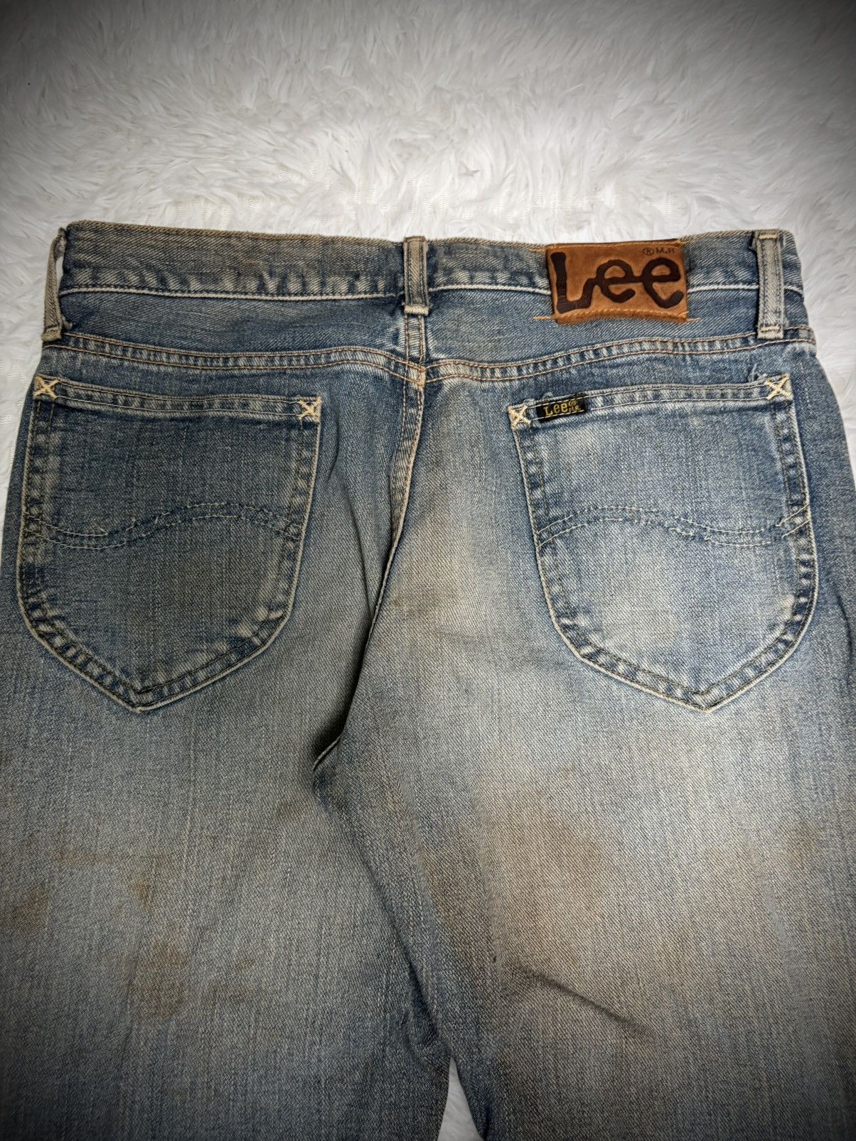 Vintage Vintage Lee Riders Cowboy Bootcut Flared Rusty Mudwash Jeans Size US 30 / EU 46 - 12 Thumbnail