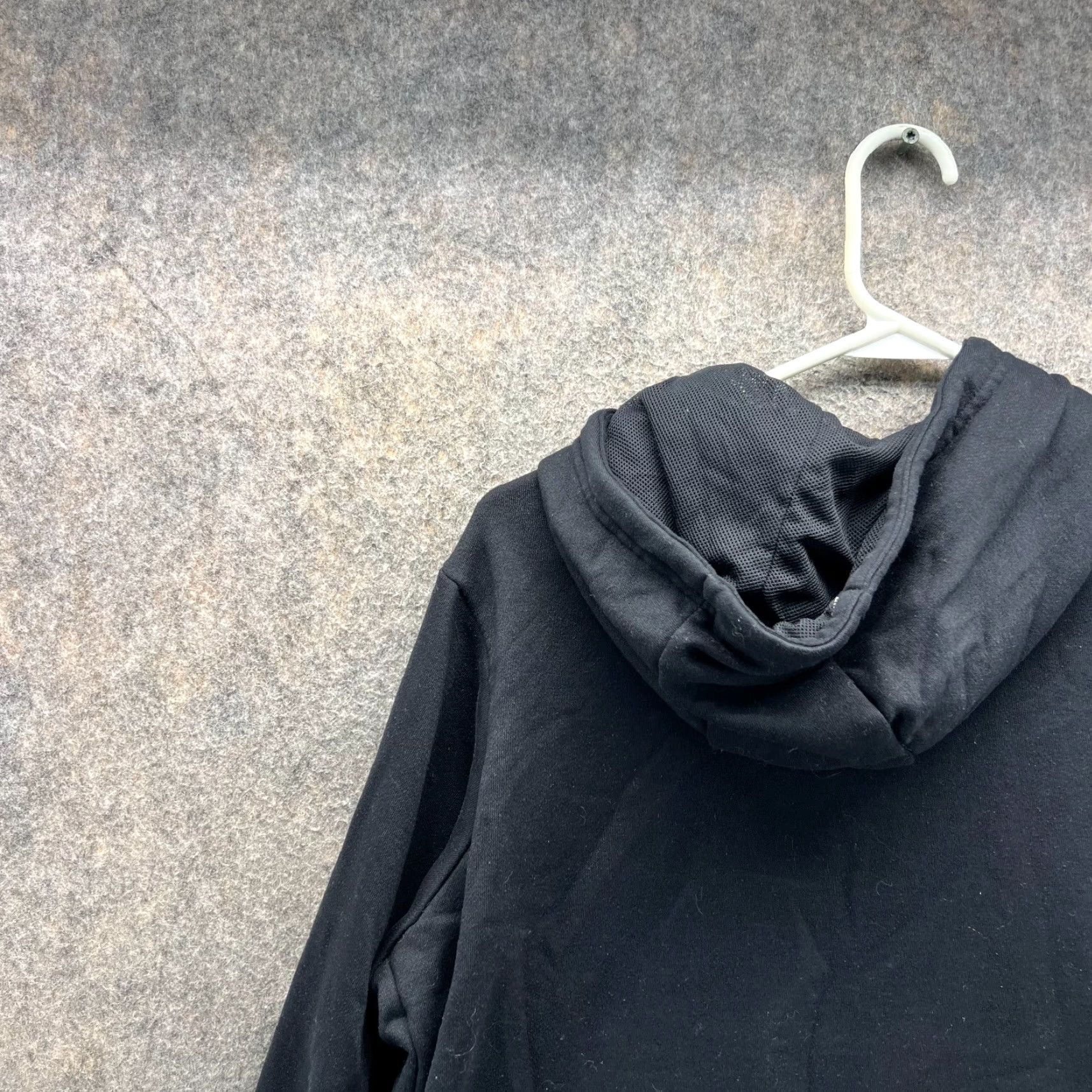 Nike VINTAGE Nike Sweater Women XL Black Center Swoosh Pullover Hoodie Dri Fit Sportswear Size XL / US 12-14 / IT 48-50 - 6 Thumbnail