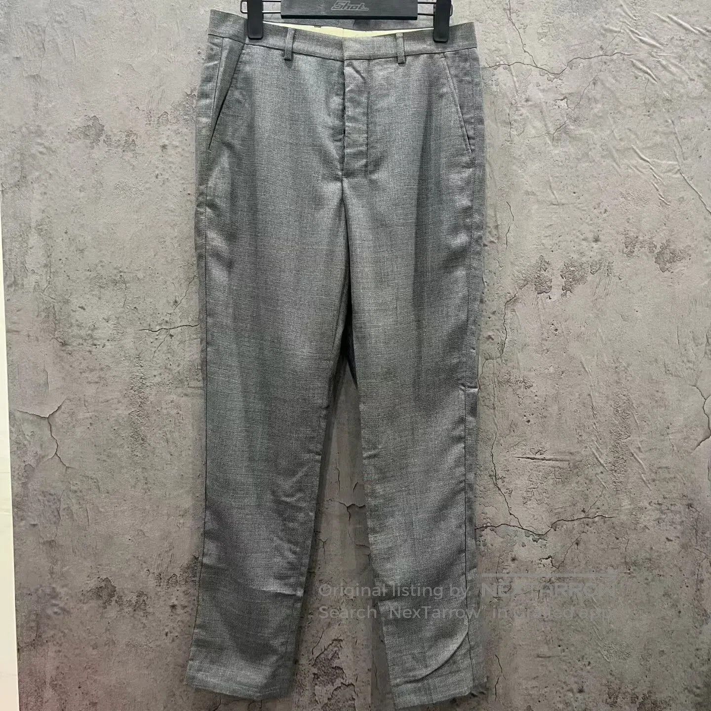 AMI Ami Grey wool trousers| Size 37" - 1 Thumbnail