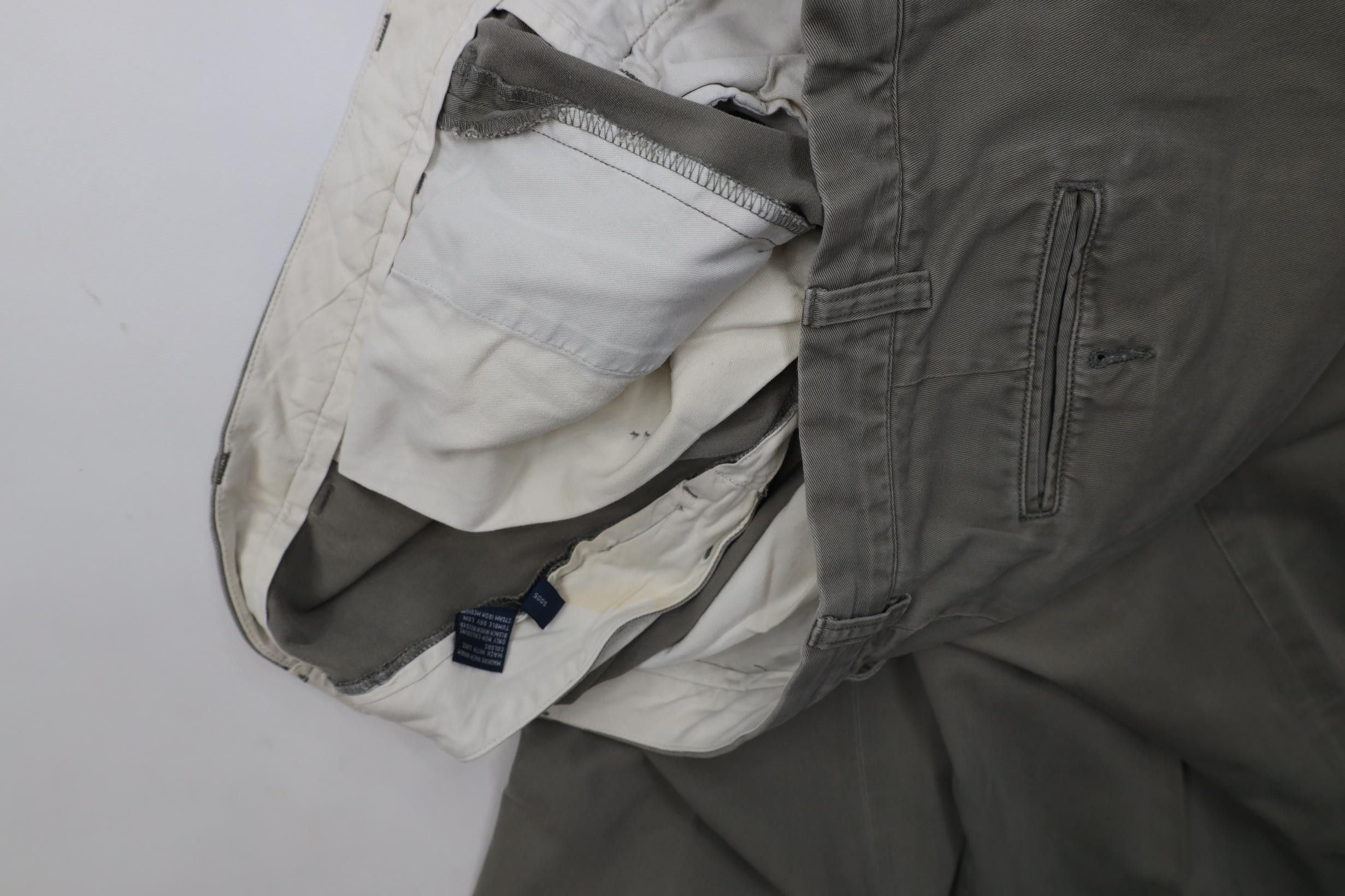 Polo Ralph Lauren Vintage 90s Ralph Lauren Prospect Wide Leg Chino Pants Green Size US 40 / EU 56 - 11 Thumbnail
