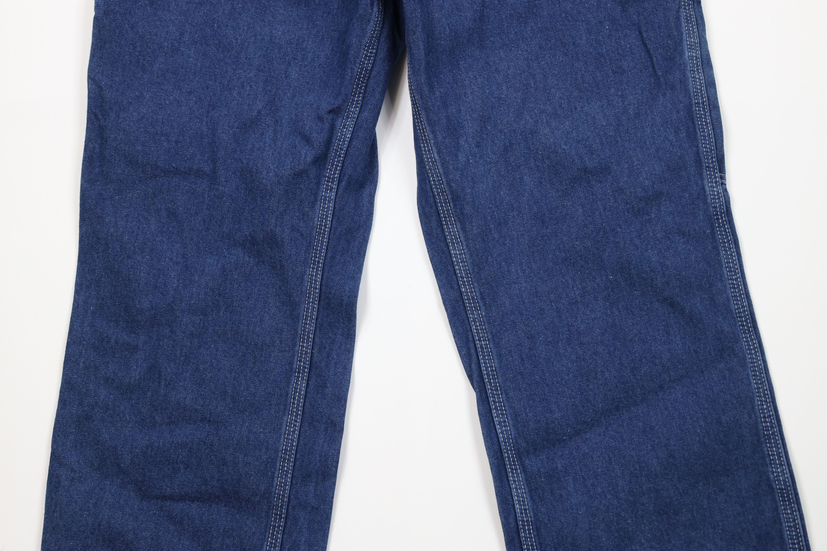 Carhartt Vintage Carhartt Spell Wide Leg Dungaree Denim Jeans Blue Size US 34 / EU 50 - 3 Thumbnail