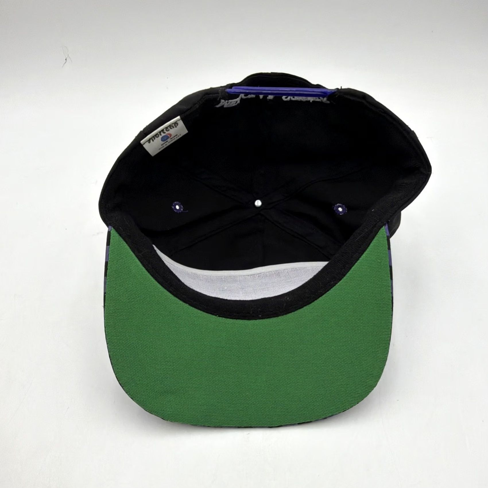 Vintage VINTAGE TRW Hat COMMERCIAL STEERING Black Purple Checkered Flag Bill Snapback Unisex Adults One Size Black Sports Snapback Mens Womens Boys Girls Size ONE SIZE - 7 Thumbnail