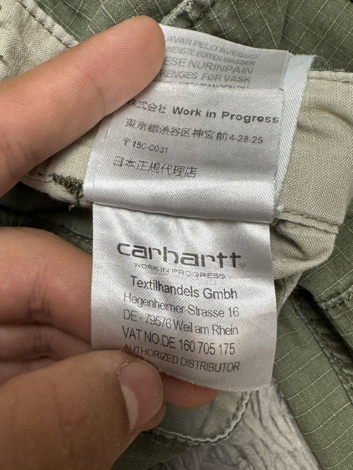 Carhartt × Vintage Carhartt Vintage Baggy Cargo Pants Center Logo Multi pocket Size US 34 / EU 50 - 15 Thumbnail