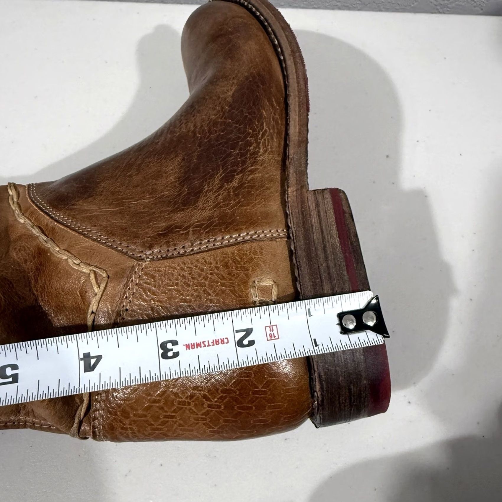 Bed Stu BED STU MANCHESTER S Brown Organic LEATHER RIDING BOOT Cobbler Women's Size 6 Brown Riding Leather Boot Bed Stu Manchester S Western Boho US 6 Womens Size US 6 / IT 36 - 7 Thumbnail
