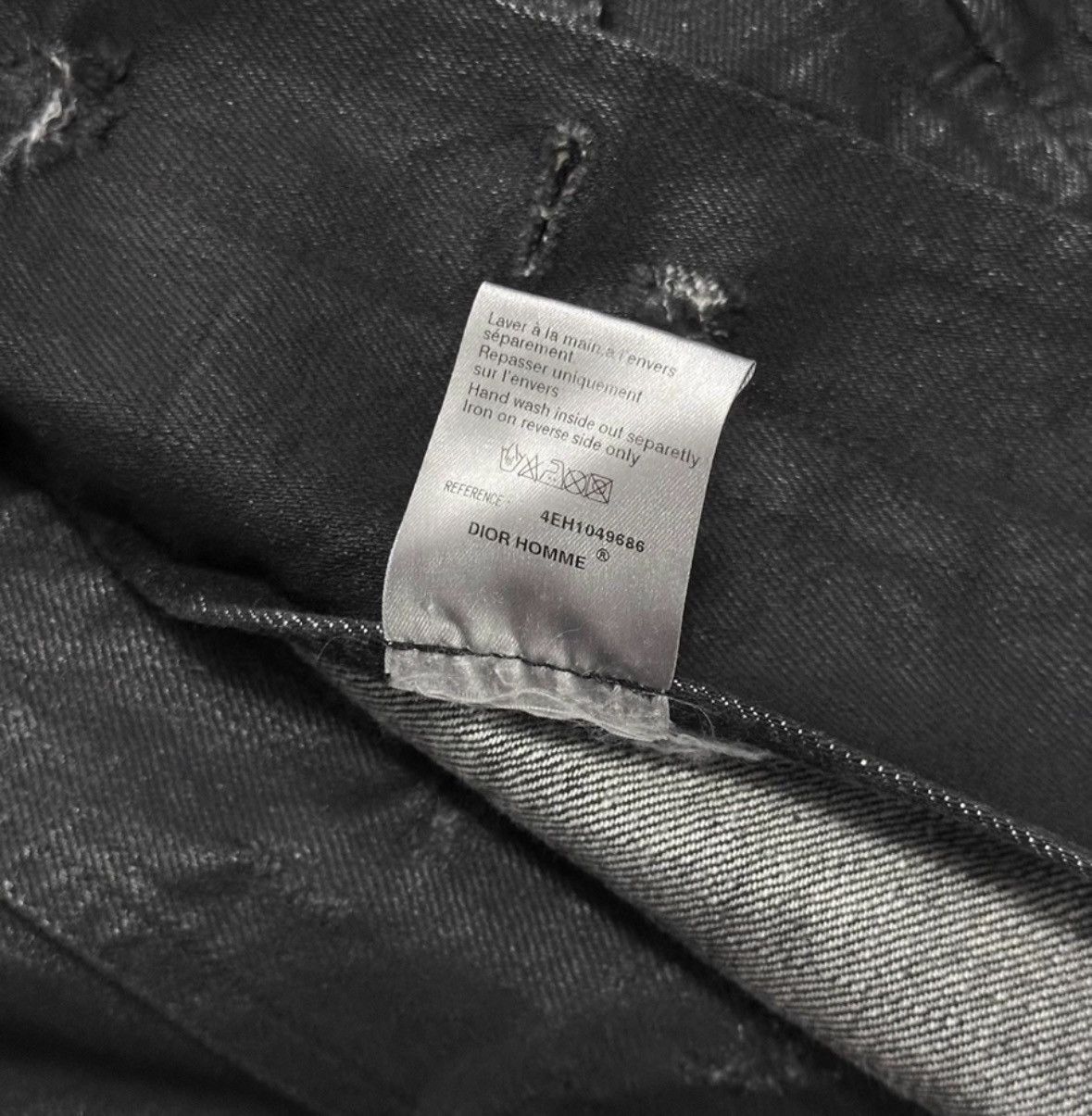 Dior Waxed Ripped Denim Jacket. Size US S / EU 44-46 / 1 - 9 Thumbnail