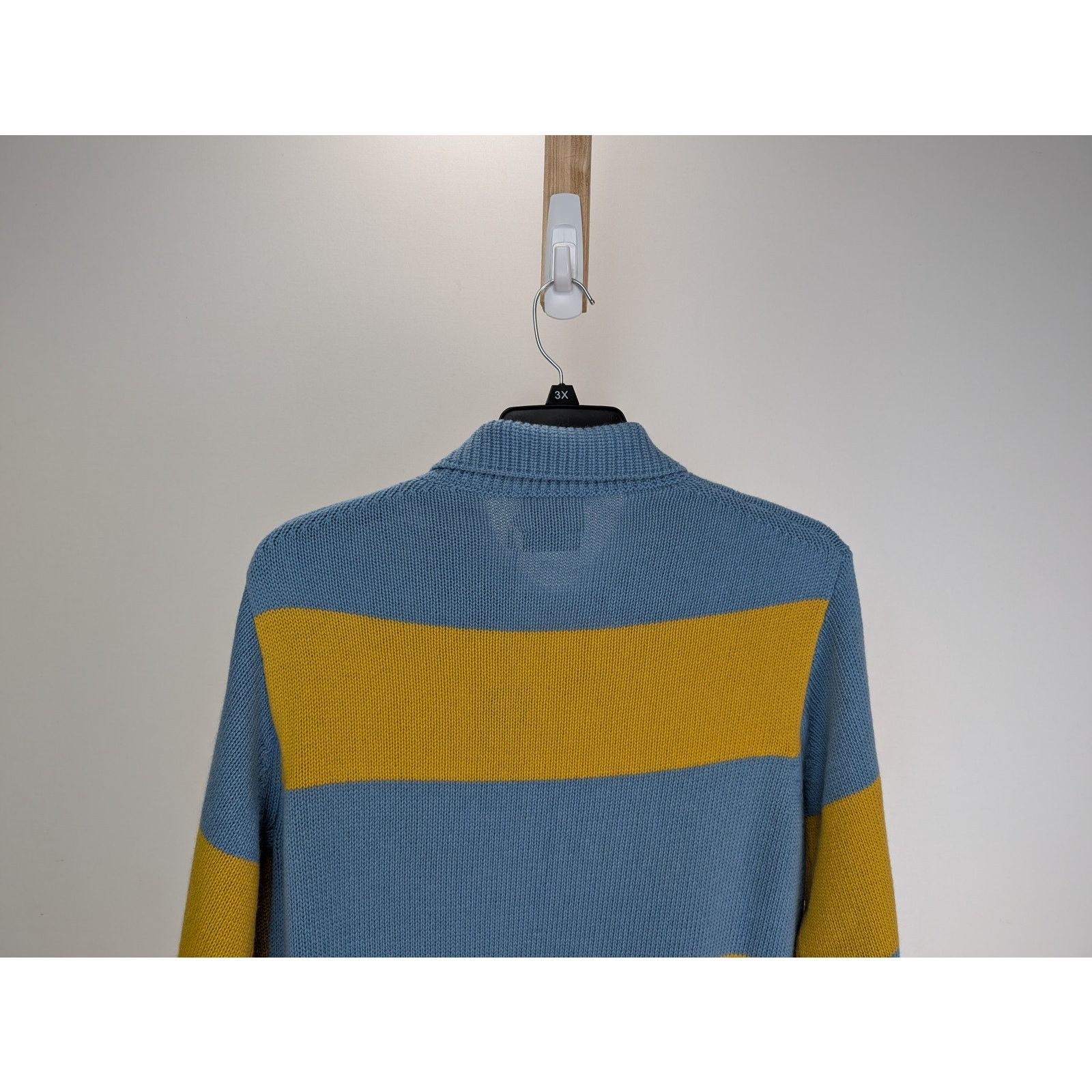 Aime Leon Dore × Drake's o1rshd1 ALD Stripe Integral Collar Full Sleeve Sweater Size US L / EU 52-54 / 3 - 8 Thumbnail