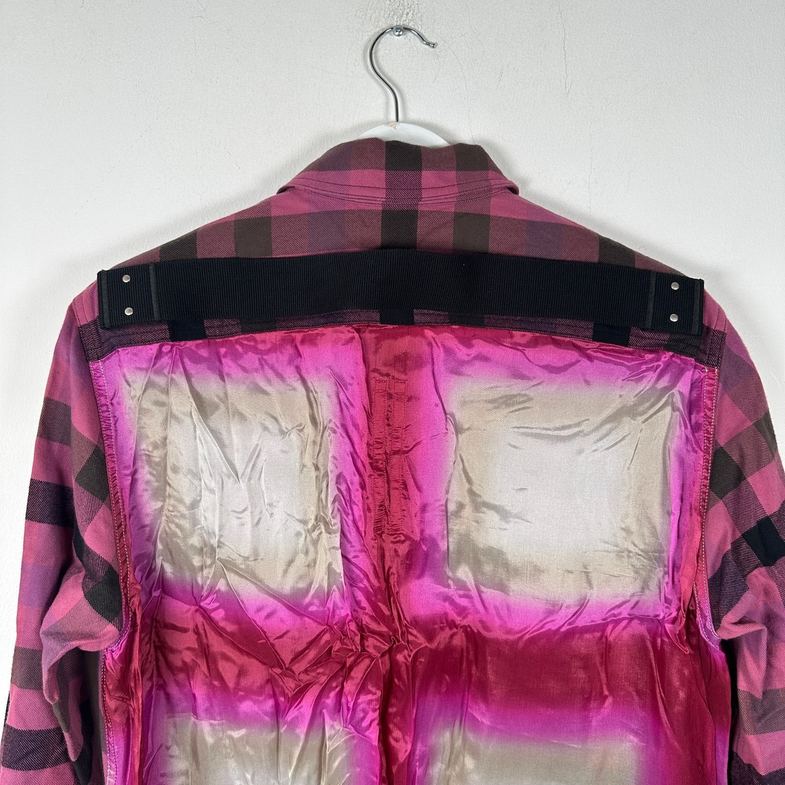Rick Owens Rick Owens Hot Pink / Fuchsia Plaid Flannel Size 48 Size US M / EU 48-50 / 2 - 5 Thumbnail