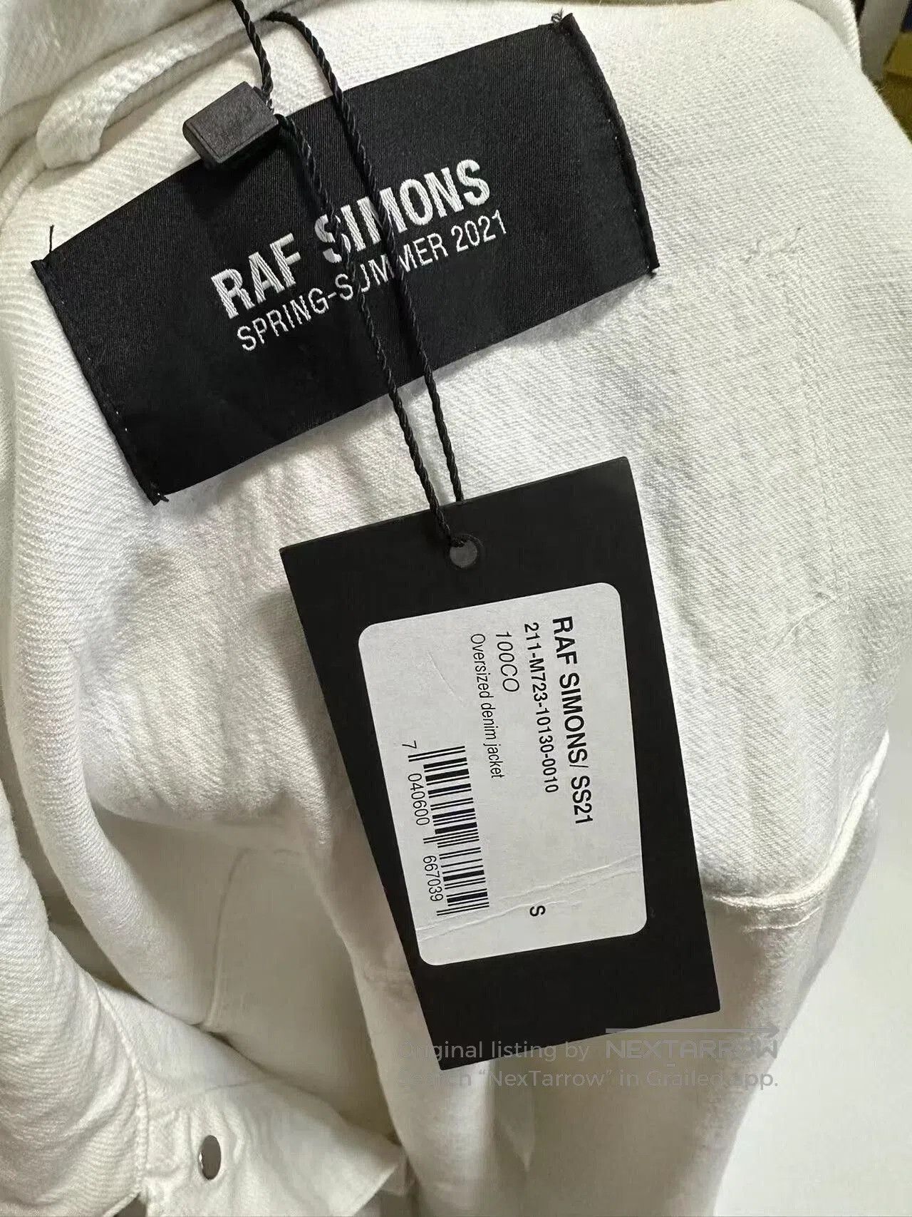 Raf Simons raf simons oversized white jacket. Size US S / EU 44-46 / 1 - 2 Thumbnail