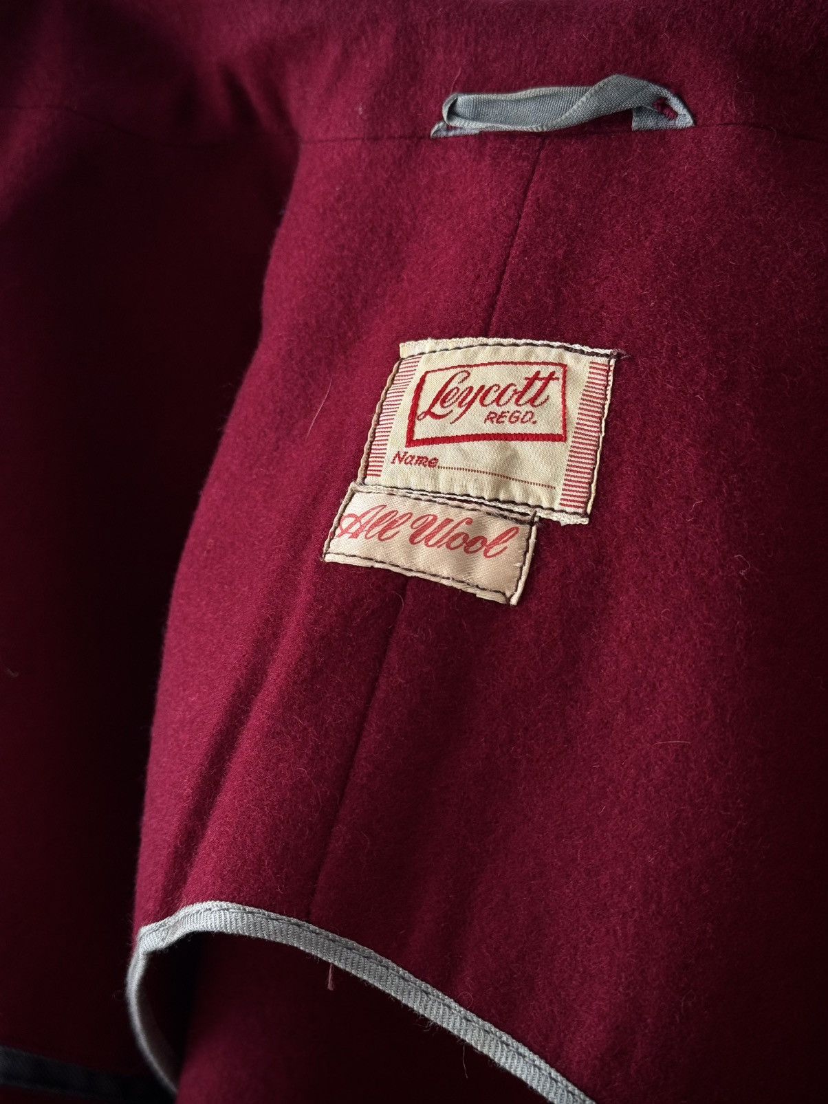 Other 1950s England Wolverton Institute Women’s Rowing Wool Blazer Size M / US 6-8 / IT 42-44 - 7 Thumbnail