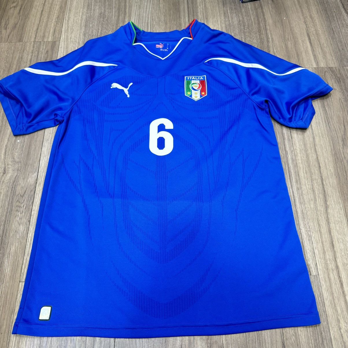 Puma Italy 10/12 home shirt #6 De Rossi Size US L / EU 52-54 / 3 - 1 Thumbnail