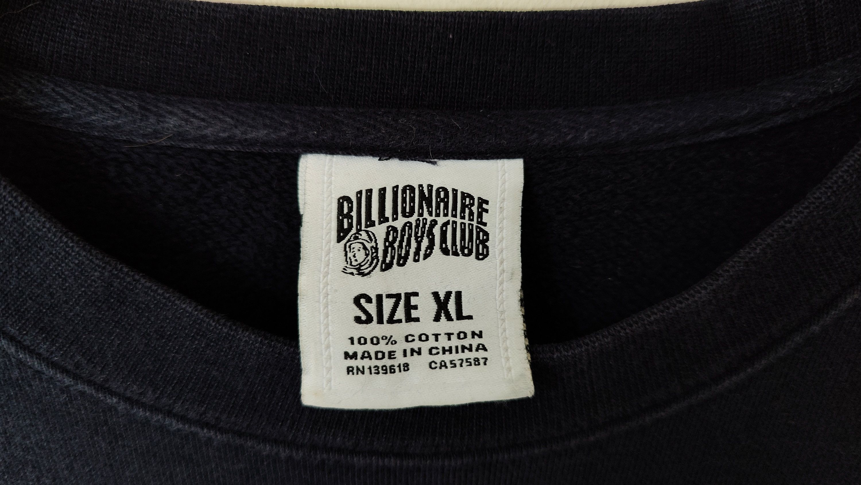 Billionaire Boys Club BBC Billionaire Boys Club Astronaut Classic Logo Crewneck Size US XL / EU 56 / 4 - 4 Thumbnail