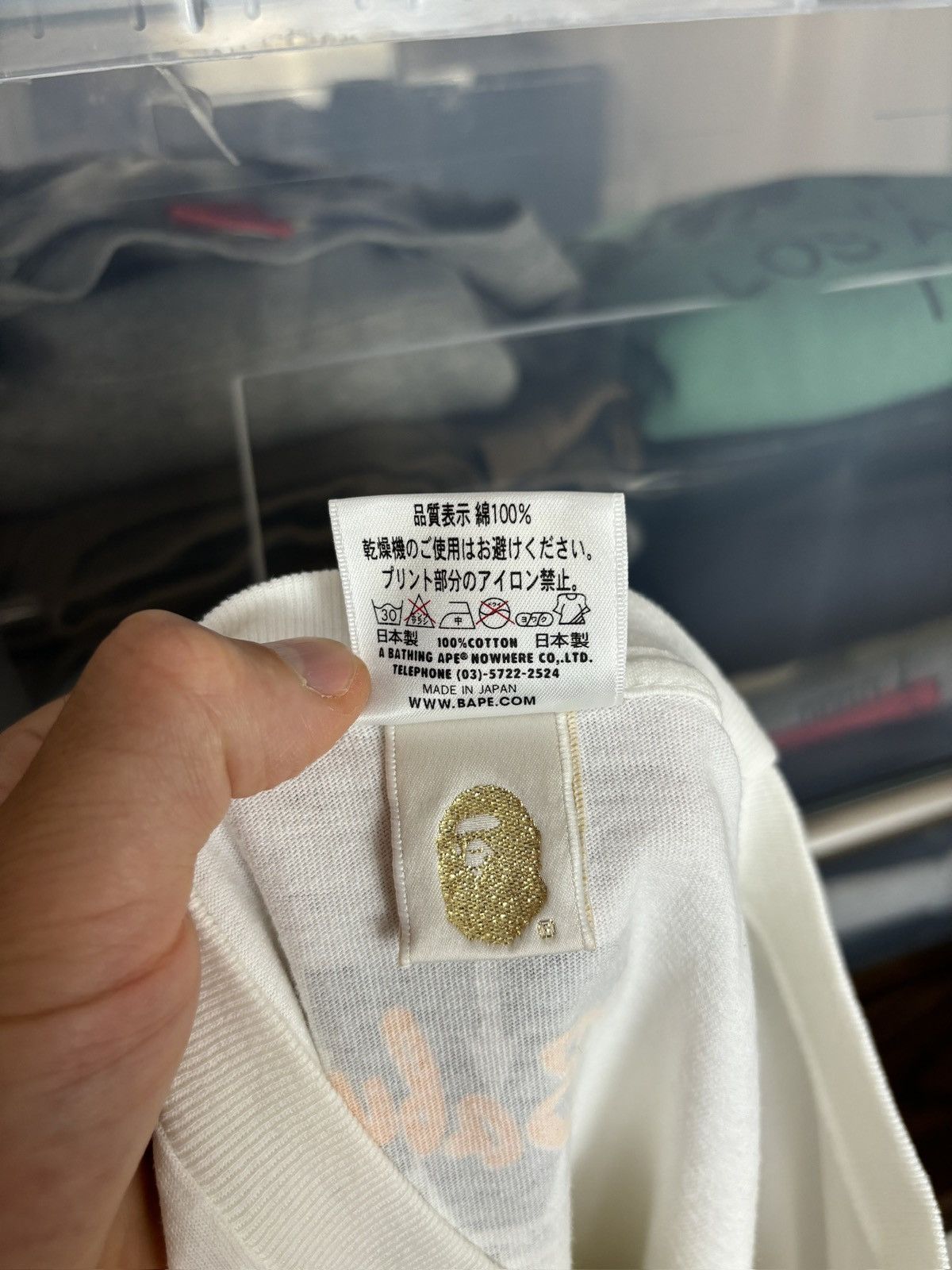 Bape Bape Baby Milo Japanese Vintage Rare Tee Size US M / EU 48-50 / 2 - 8 Thumbnail
