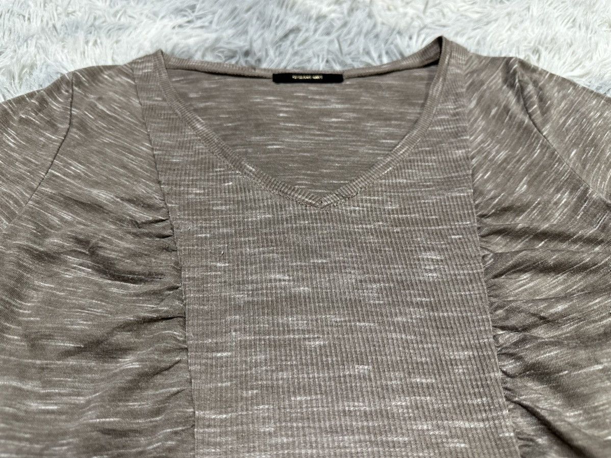 Tornado Mart 🔥Sick Y2K Tornado Mart Ruched Hybrid Ribbed Shirt Size US S / EU 44-46 / 1 - 3 Thumbnail