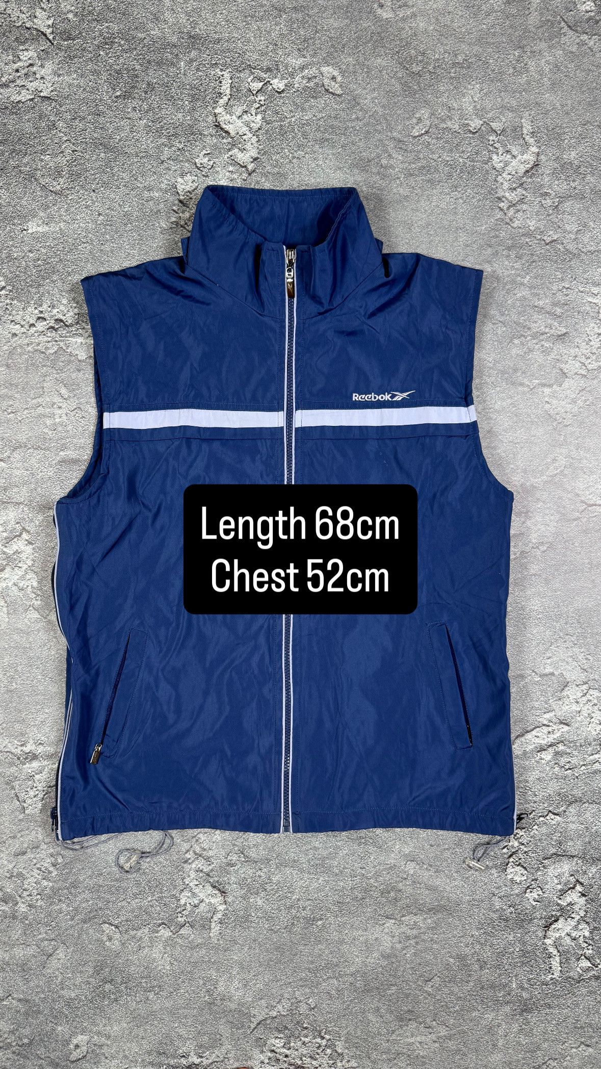 Reebok Y2K 2000s Reebok Nylon Vest Size M Streetwear Sports Size US M / EU 48-50 / 2 - 2 Thumbnail
