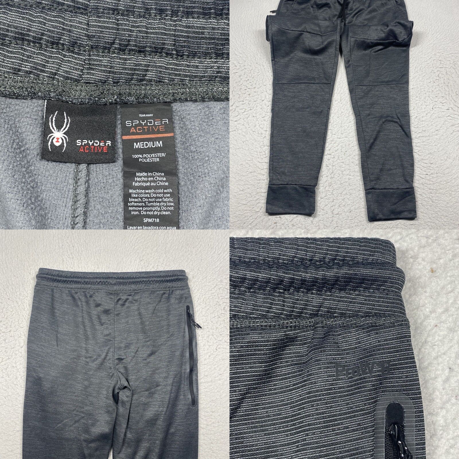Spyder Spyder Active Proweb Sweatpants Gray Men s Athletic Pants Size Medium Grailed