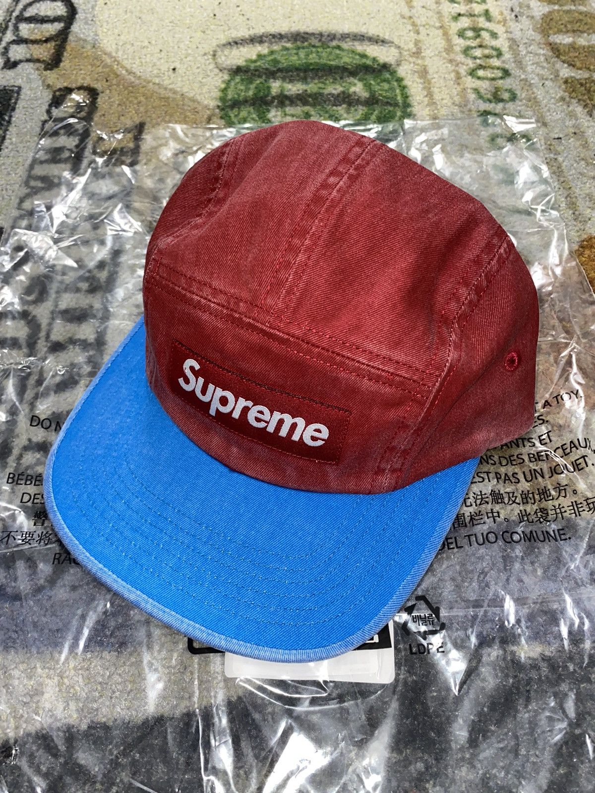 image of Supreme Pigment 2-Tone Camp Cap, Men's