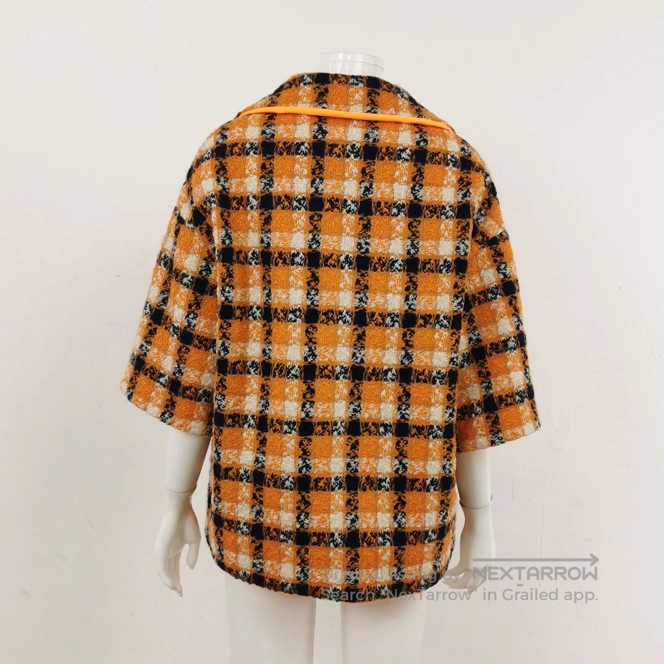 Prada Prada Wool Colorblock Logo Cotton Jacket . Size XS / US 0-2 / IT 36-38 - 2 Thumbnail
