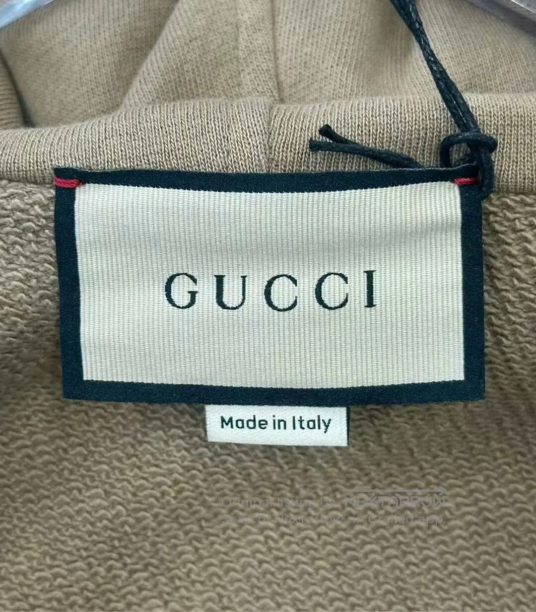 Gucci gucci beige half-zip hoodie with logo. Size US S / EU 44-46 / 1 - 2 Thumbnail