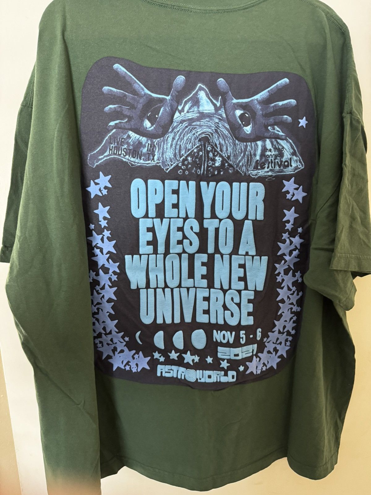 Travis Scott Travis Scott Open Your Eyes Astroworld tee Size US XXL / EU 58 / 5 - 3 Thumbnail