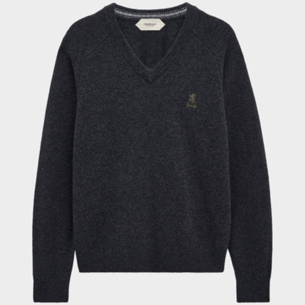 Pringle Of Scotland Vintage Pringle of Scotland Gray Golf Sports V Neck Sweater Size US L / EU 52-54 / 3 - 1 Thumbnail