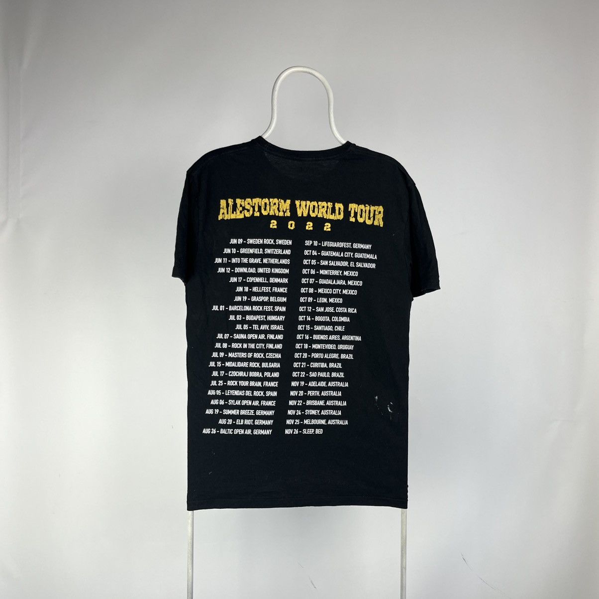 Band Tees Alestorm world tour Tshirt size Large Size US L / EU 52-54 / 3 - 2 Thumbnail