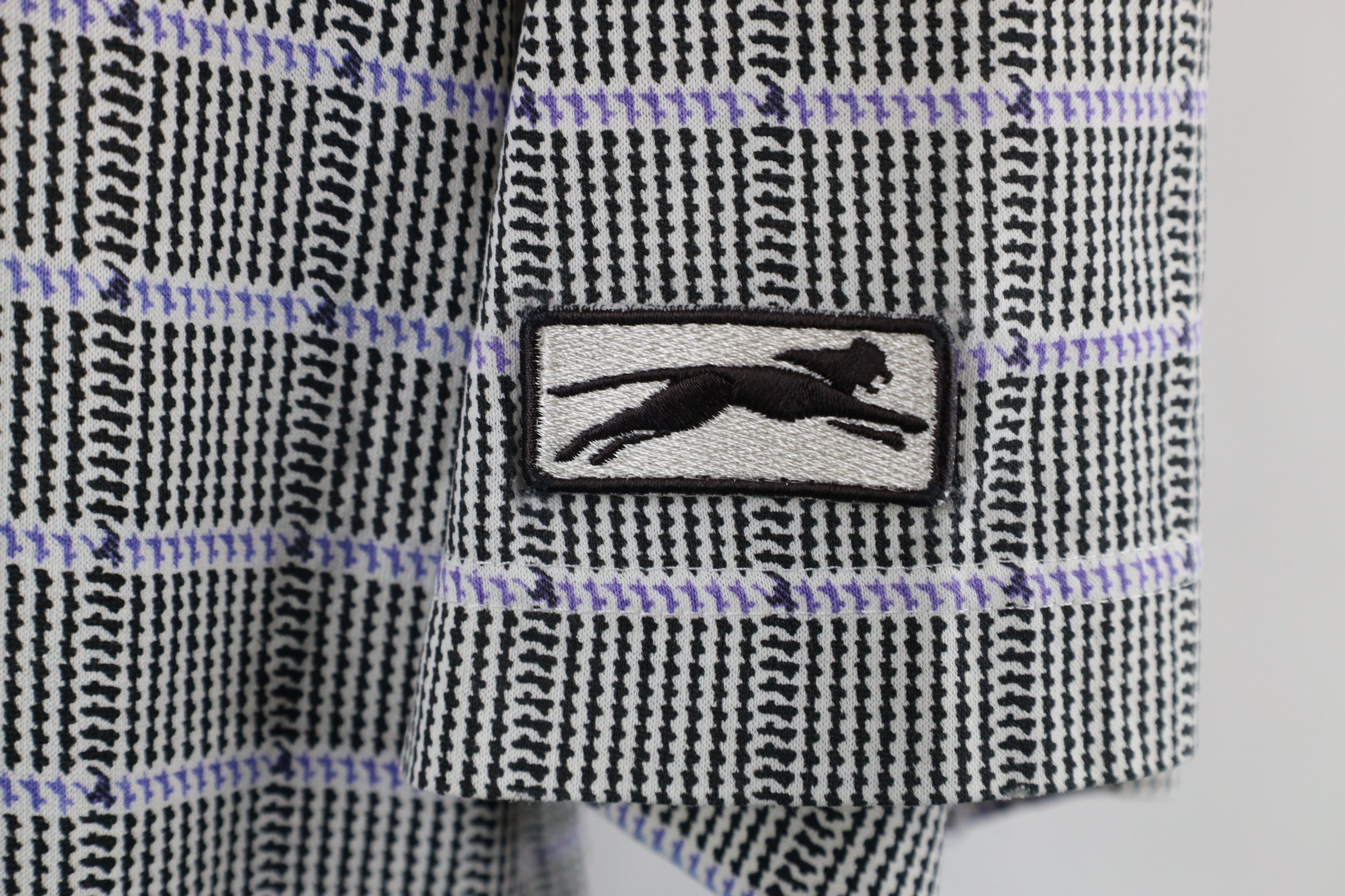 Vintage Vintage 90s Streetwear Houndstooth Checkered Golf Polo Shirt Size US M / EU 48-50 / 2 - 4 Thumbnail