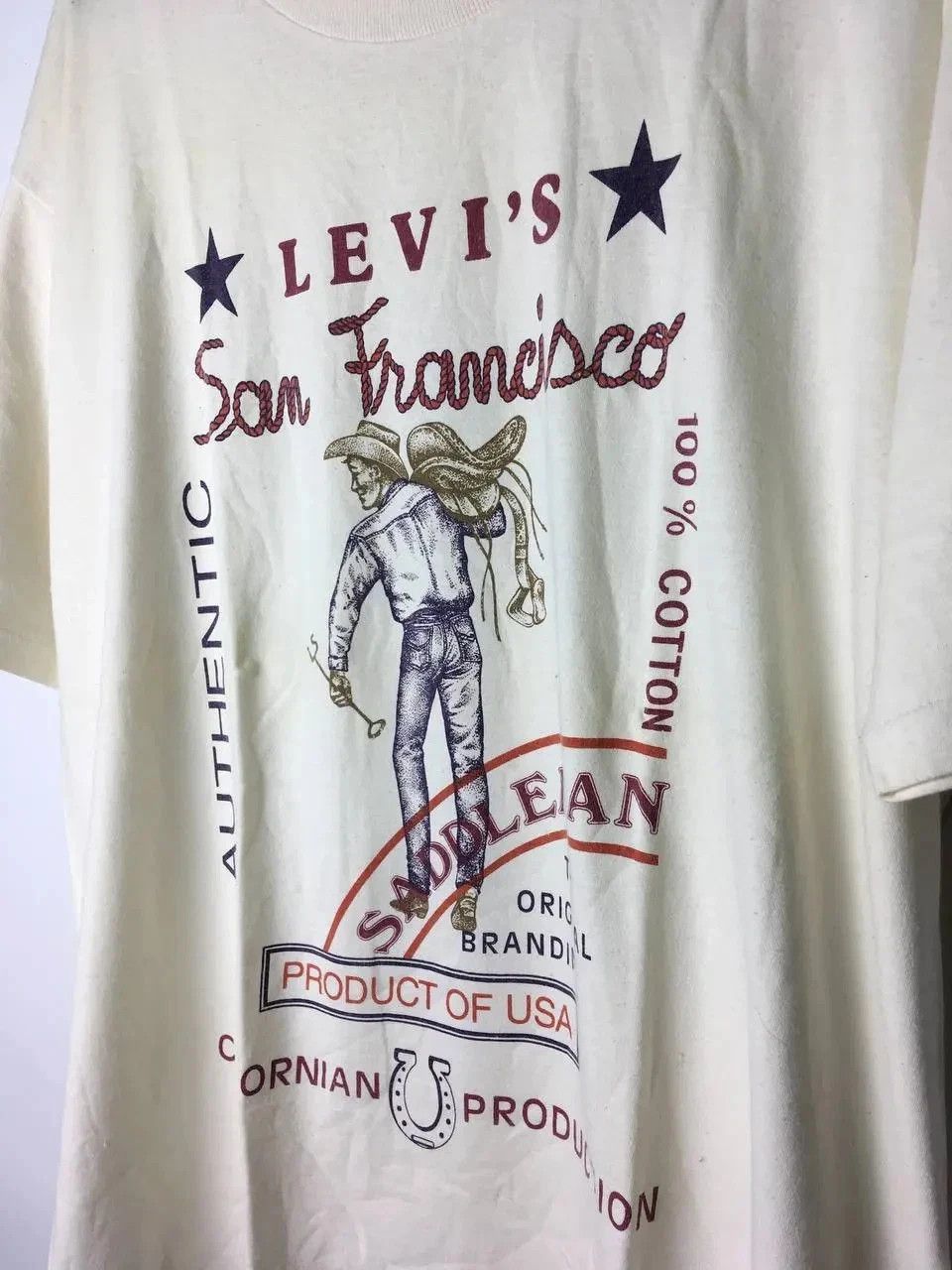 Other VINTAGE LEVI’S SADDLEMAN T SHIRT(80s-90s) Size XL Size US XL / EU 56 / 4 - 3 Thumbnail