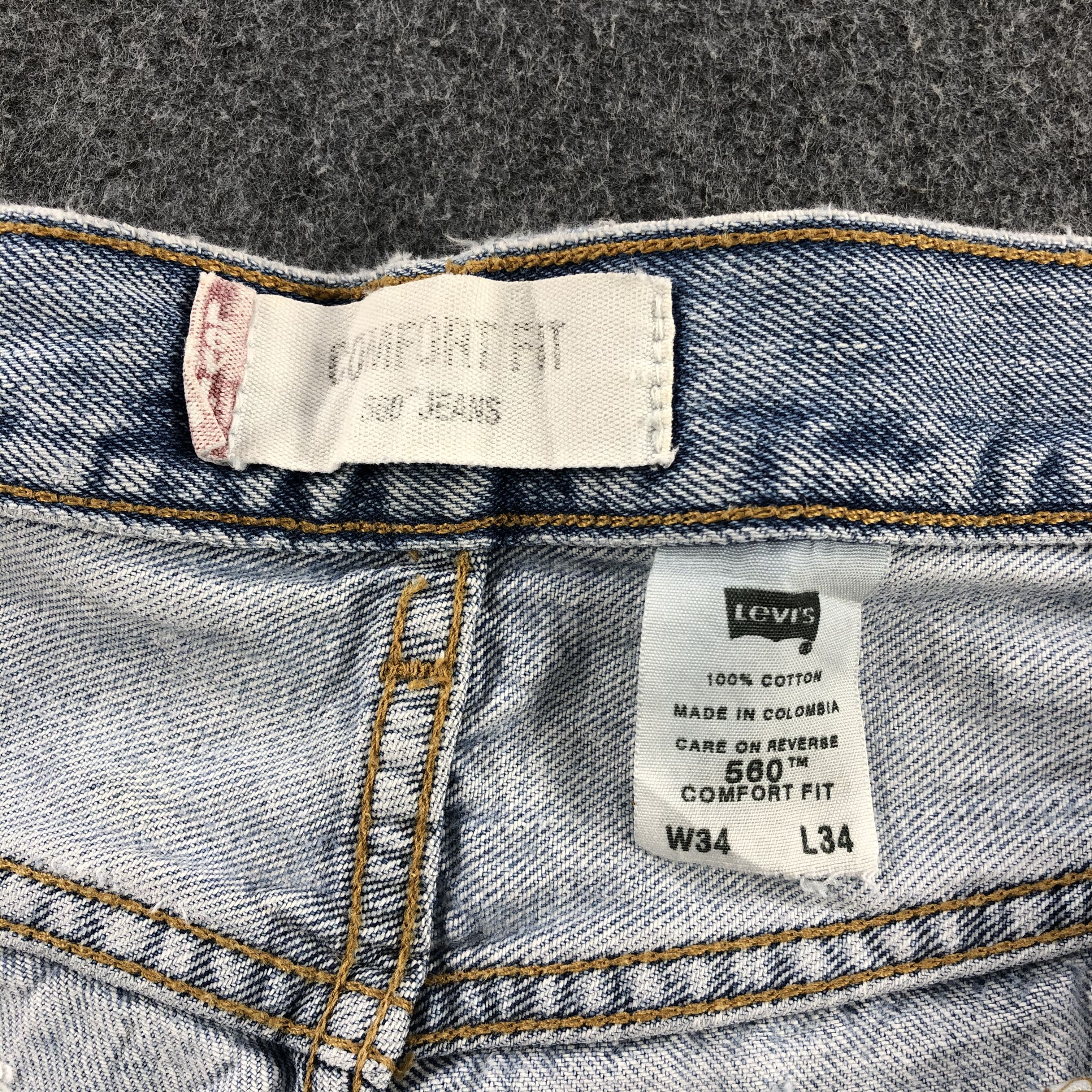 Levi's Light Washed Denim Vintage Levis Jeans Lot 550-J922 Size US 34 / EU 50 - 10 Thumbnail