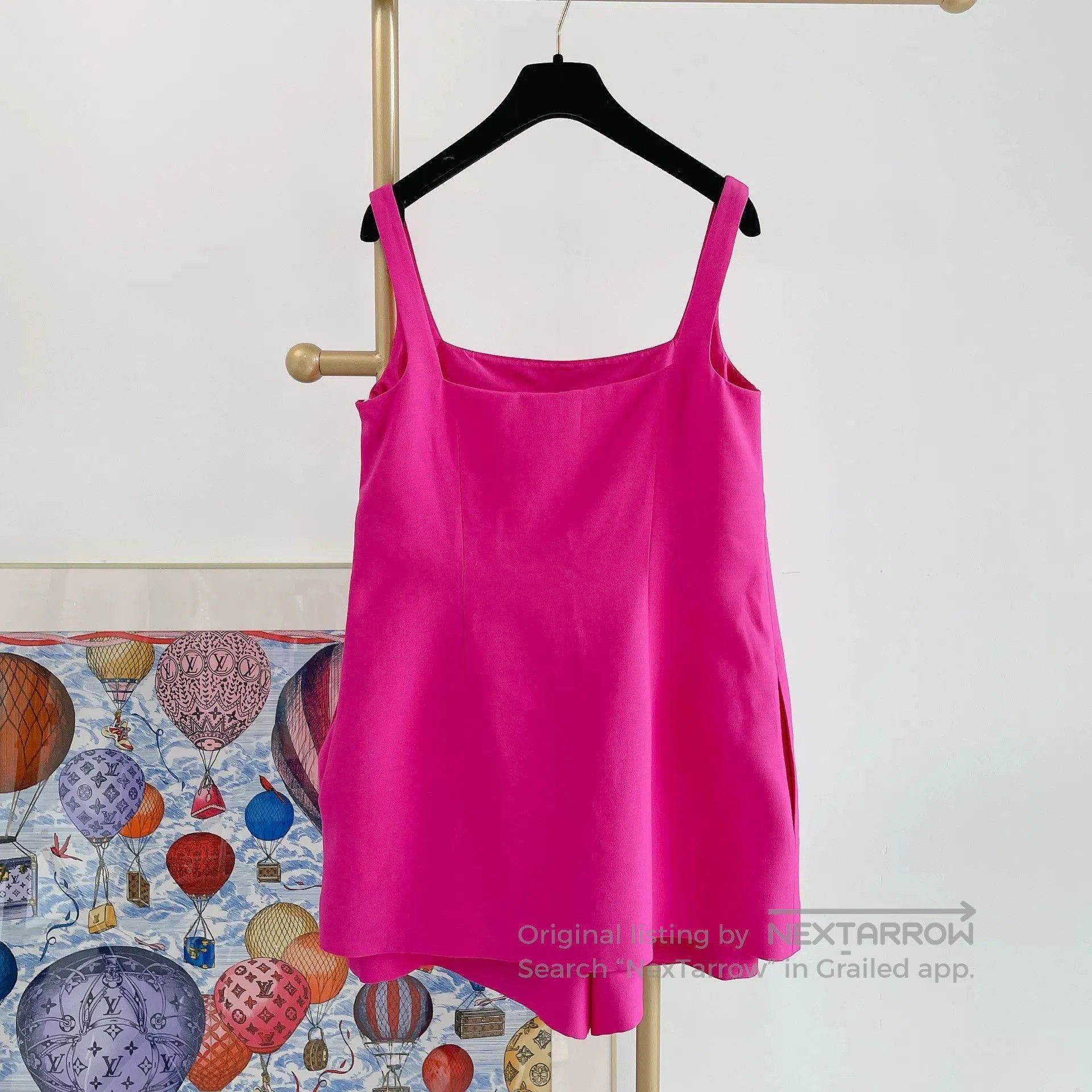 Valentino Valentino Rose Red Sleeveless Jumpsuit. Size 41" - 2 Thumbnail