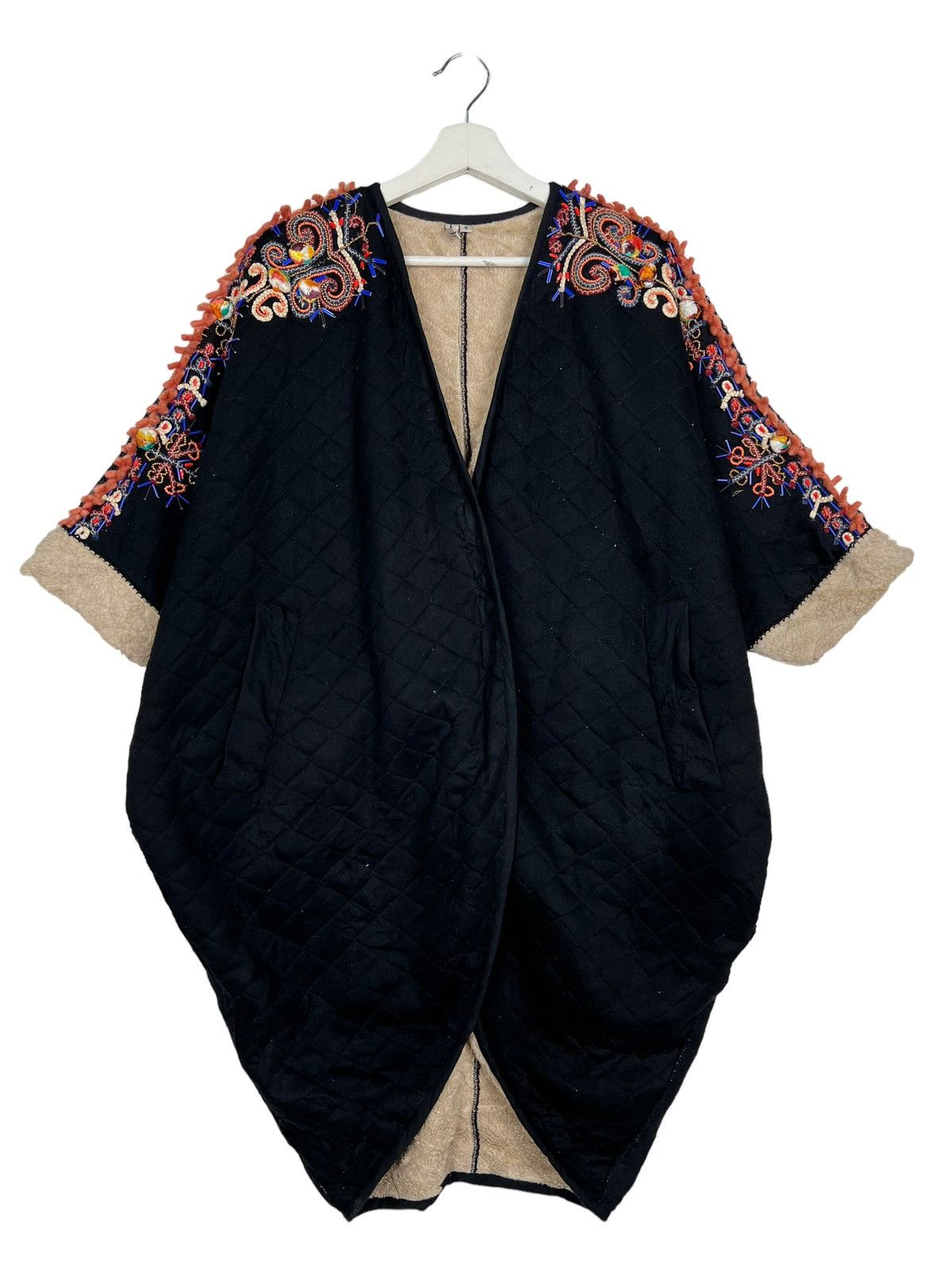 Japanese Brand 🔥 HARAJUKU TOKYO STYLE CARDIGAN JACKET FAUX FUR LINING Size US M / EU 48-50 / 2 - 1 Thumbnail