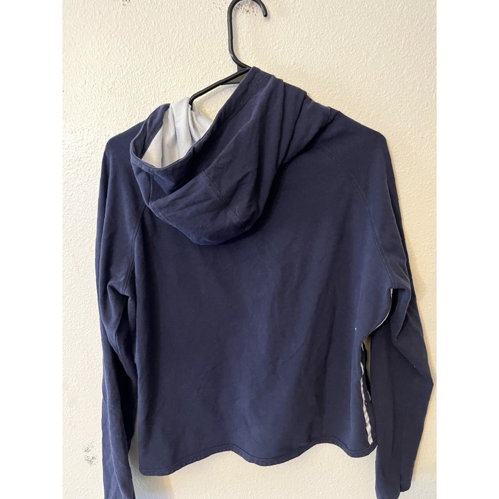 Reebok New York Giants Reebok Hoodie Womens M Blue Full Zip No Drawstring Size M / US 6-8 / IT 42-44 - 3 Thumbnail
