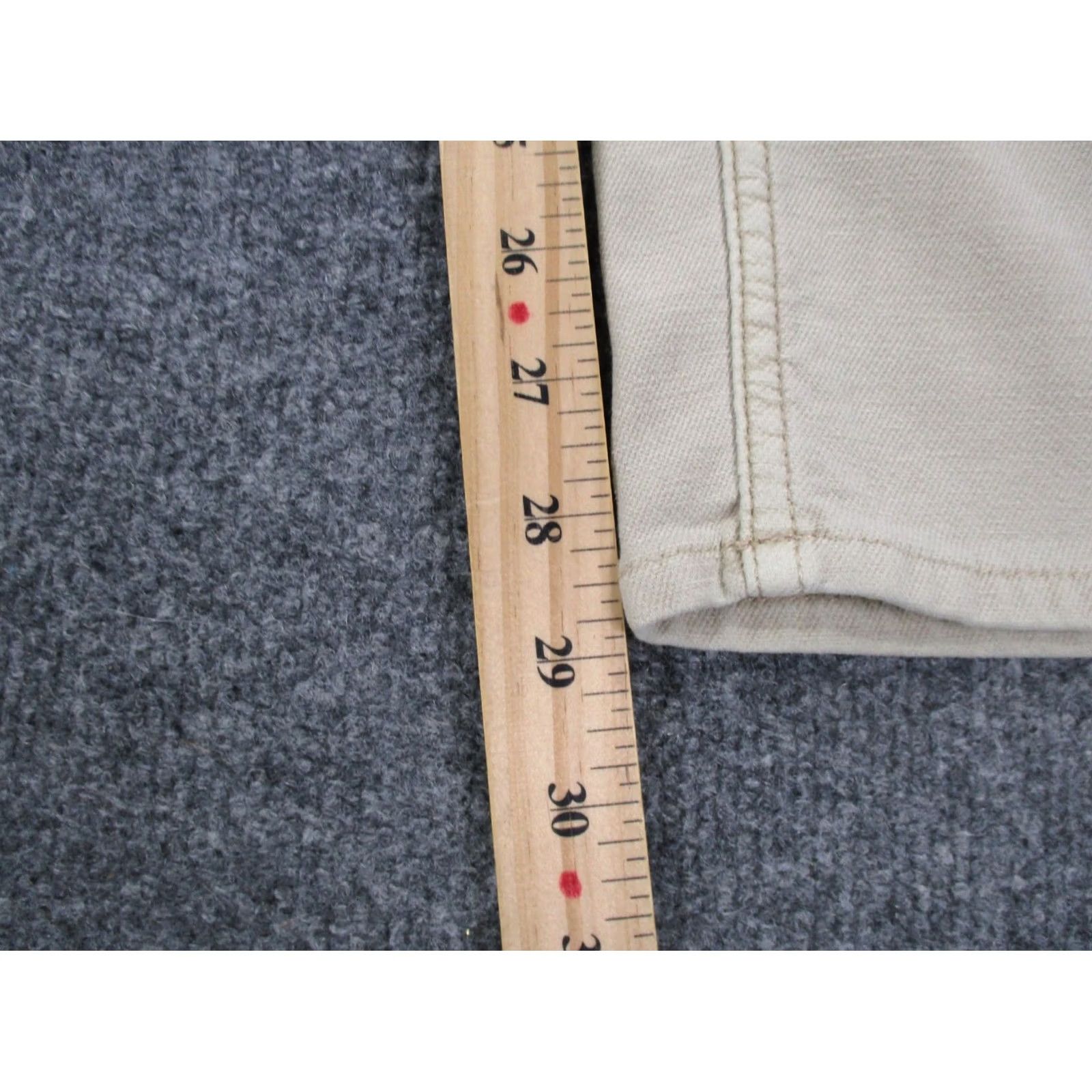 Faherty Faherty Pants Mens 31 Beige Men Chino Straight Stretch Casual Preppy Business Size US 31 - 4 Thumbnail