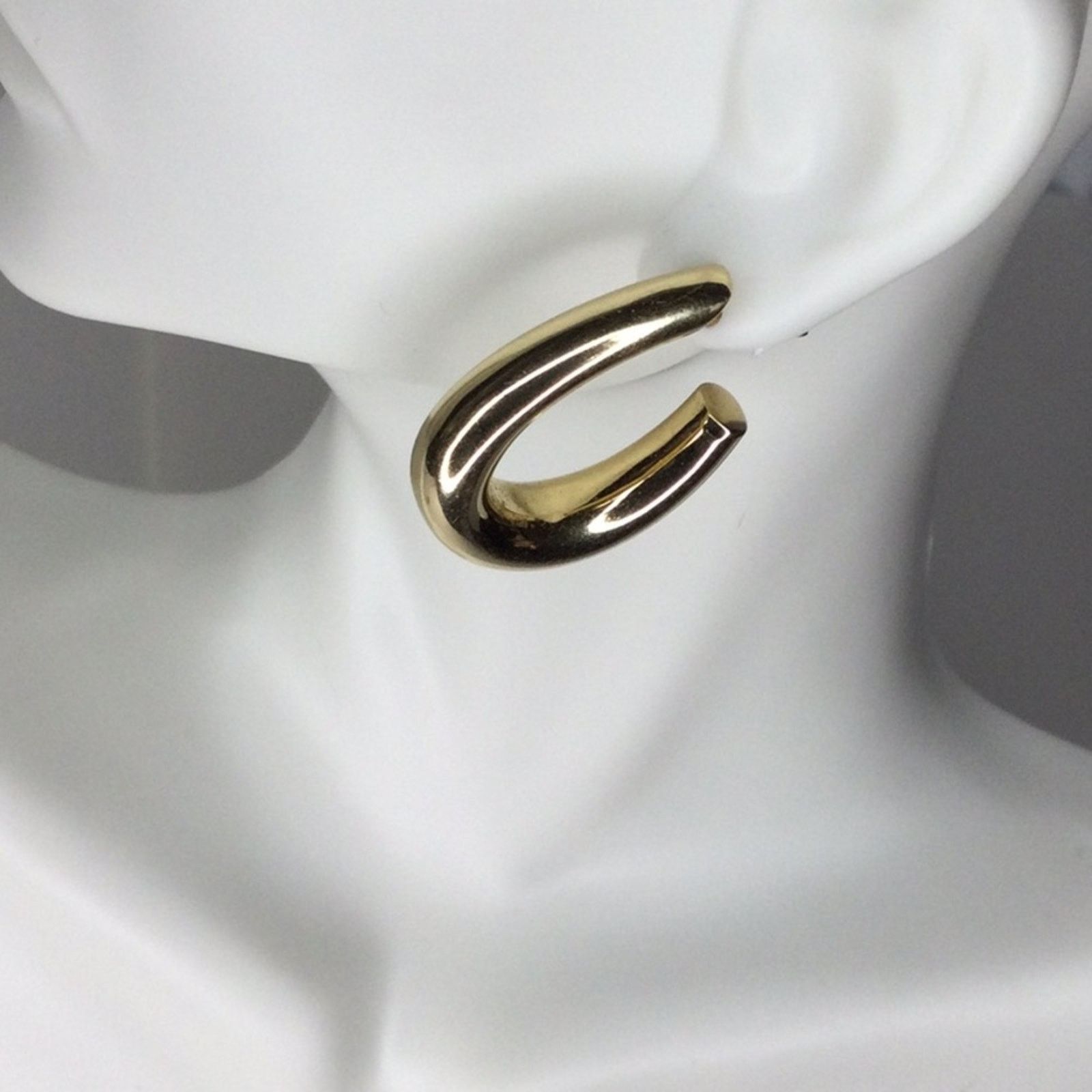 Other Gold Tone Push Back Small Hoop Earrings Size ONE SIZE - 8 Thumbnail