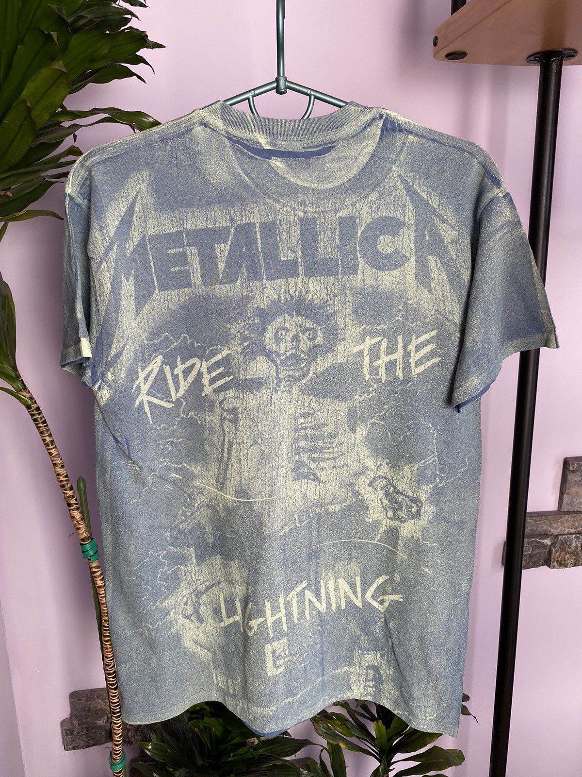Band Tees VINTAGE METALLICA RIDE THE LIGHTNING TOUR TEE SHIRT Size US L / EU 52-54 / 3 - 6 Thumbnail