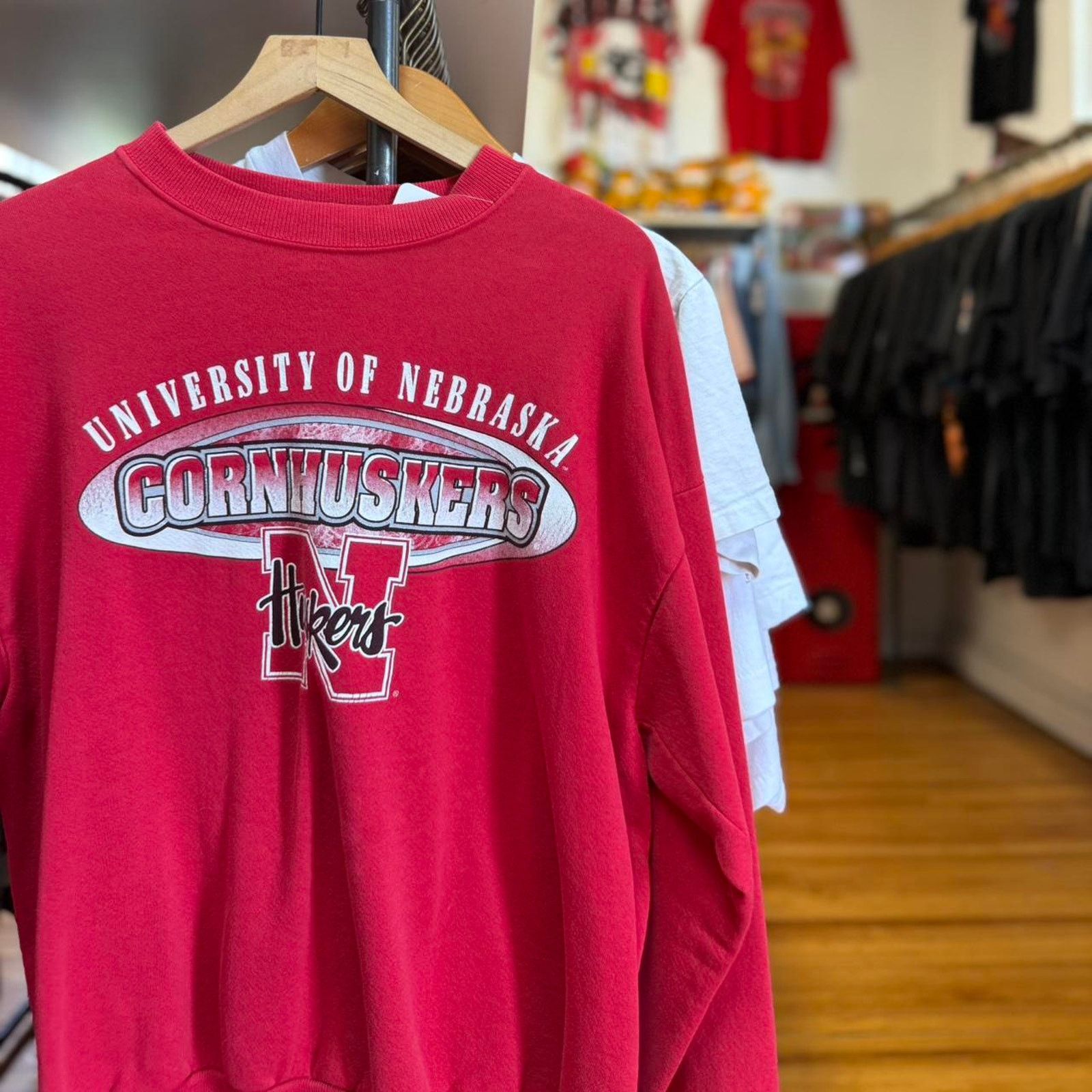 Vintage Vintage 90s University of Nebraska Cornhuskers Crewneck Size US L / EU 52-54 / 3 - 1 Thumbnail