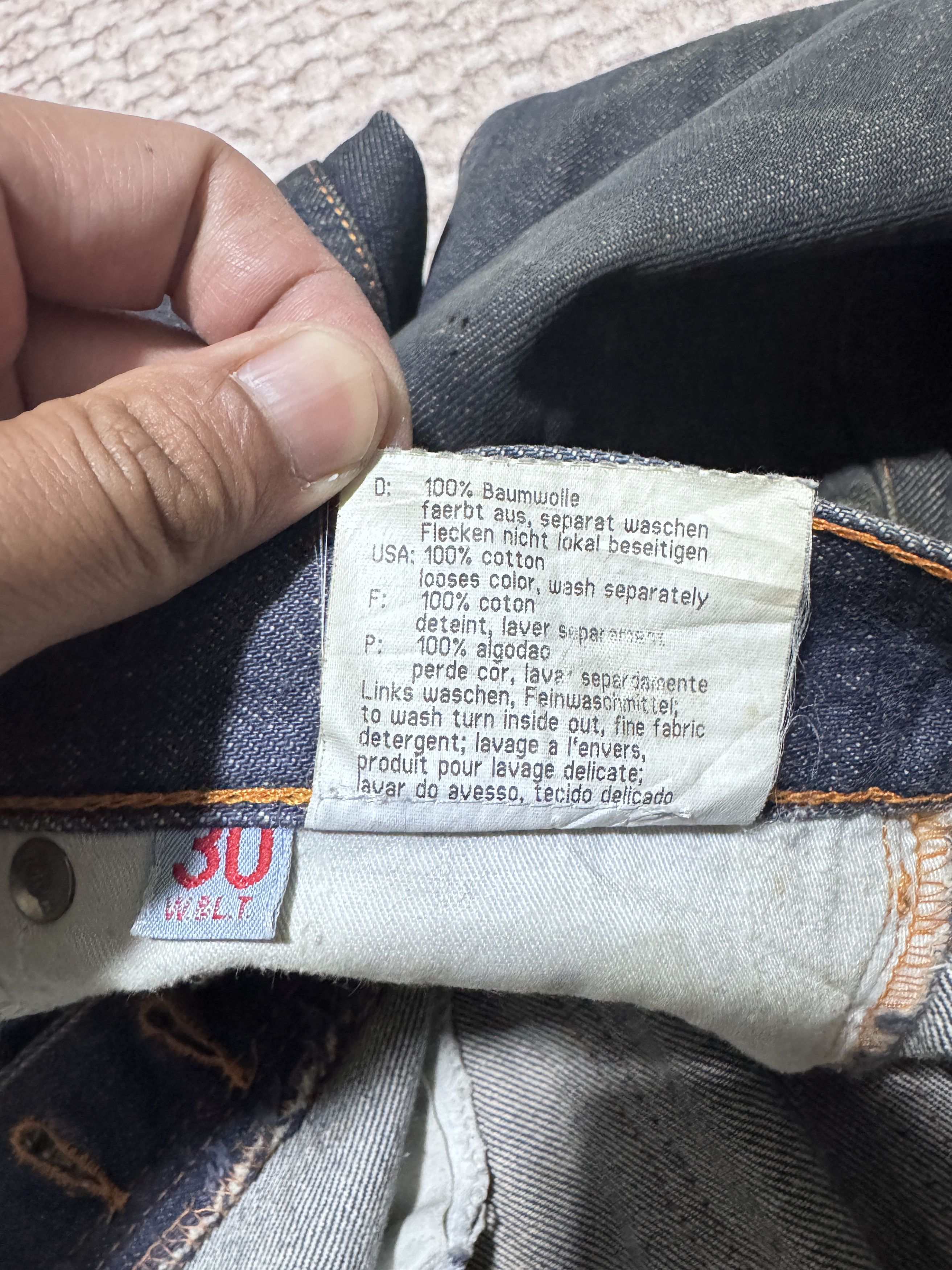 W&LT Vintage W&LT Walter Van Beirendonck Distressed Jeans Size US 30 / EU 46 - 15 Thumbnail