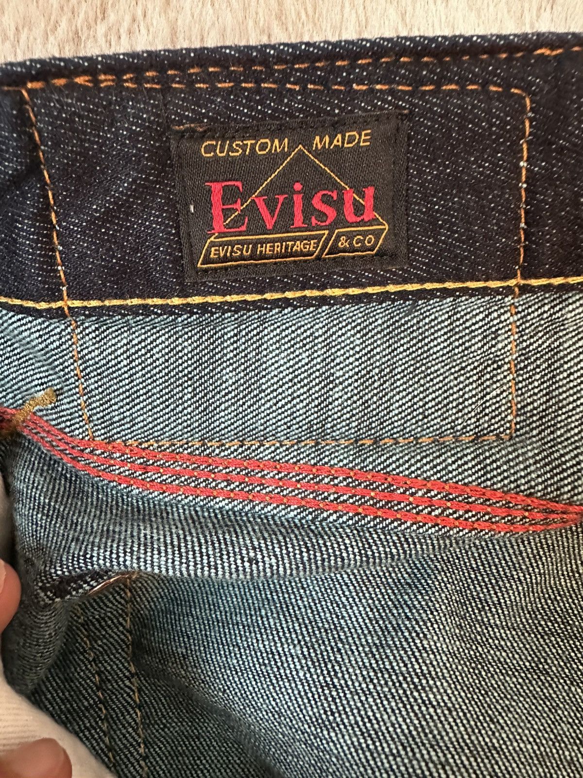Evisu Evisu straight leg Japanese denim jeans Size US 31 - 8 Thumbnail