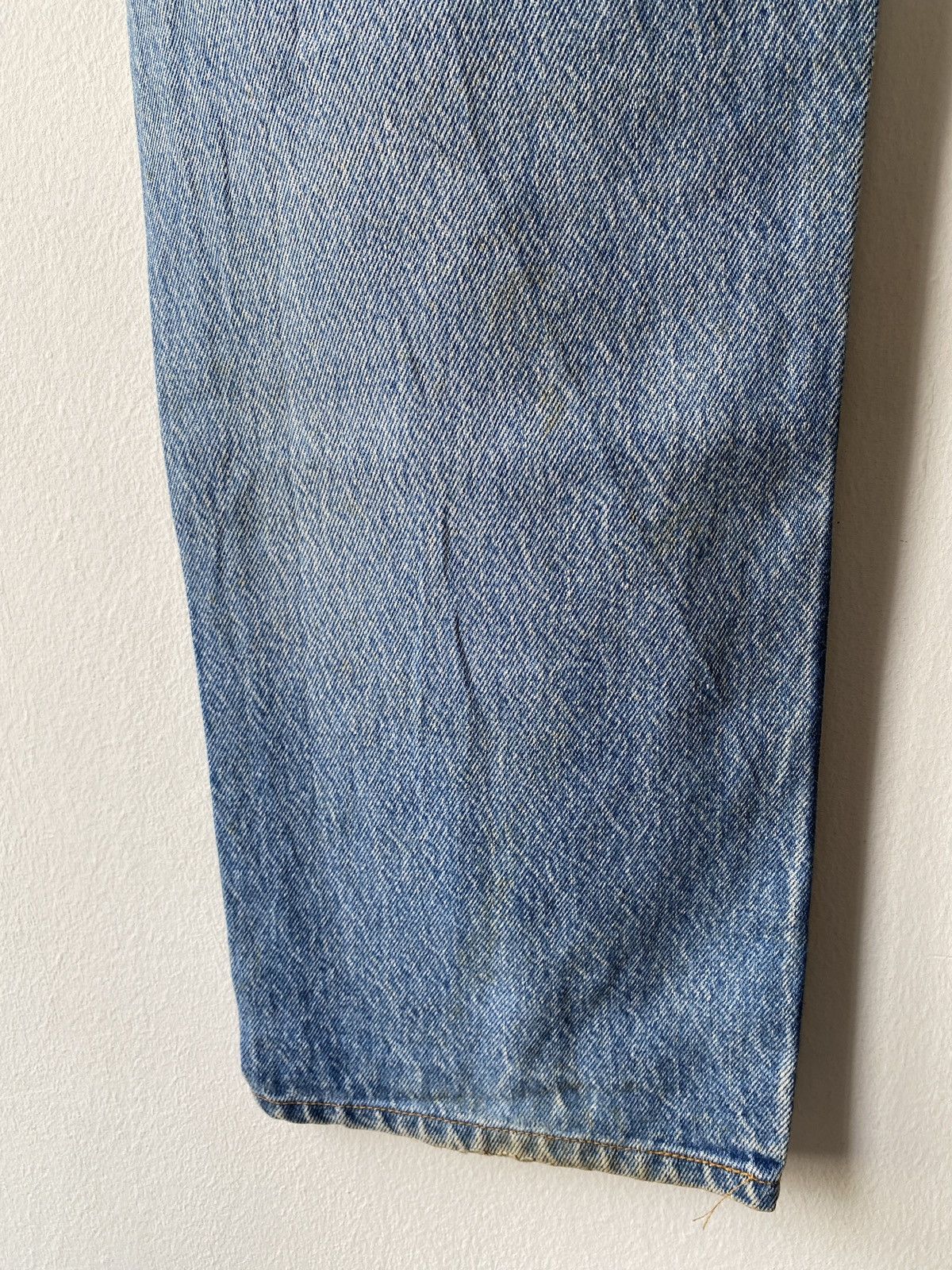 Levi's Vintage 90s Levi’s 501 Rusty Denim Size US 31 - 12 Thumbnail