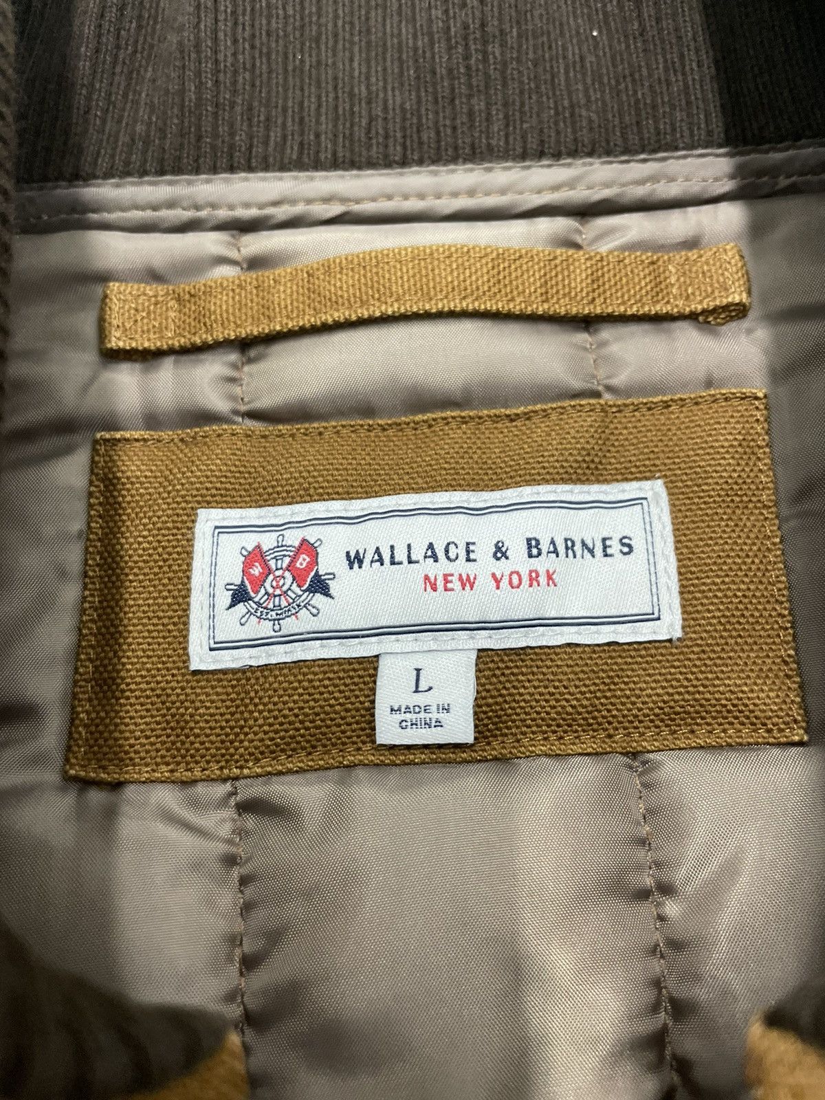 J.Crew × Wallace & Barnes Canvas Quilted Puffer Work Vest PrimaLoft Size US L / EU 52-54 / 3 - 3 Thumbnail