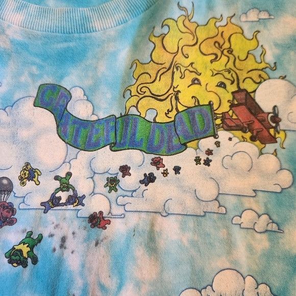 Liquid Blue Vintage 93 Grateful Dead Greg Genrich Songs To Fill The Air Size US XL / EU 56 / 4 - 12 Thumbnail