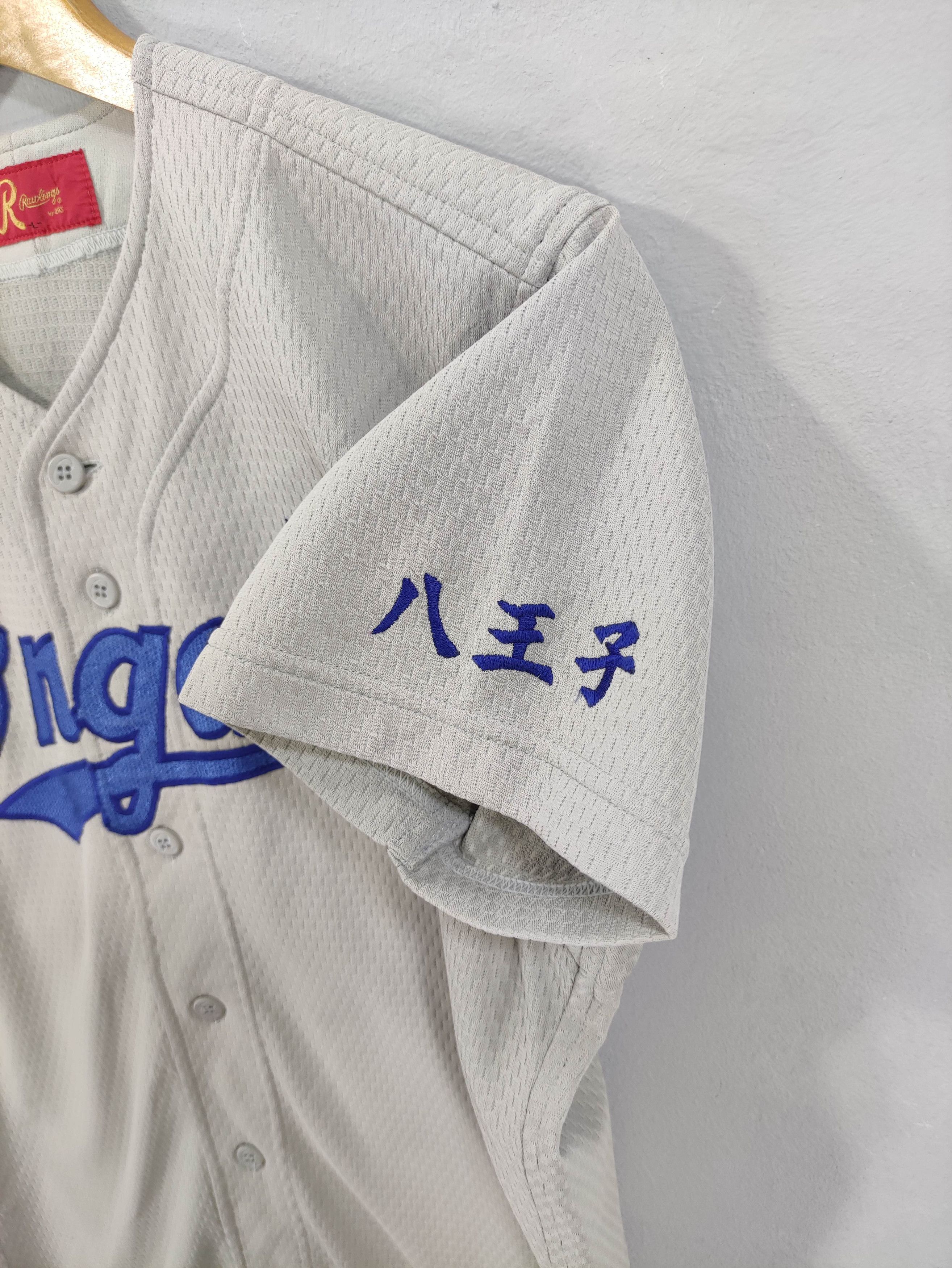 Asics Vintage Rawlings Ongata Jersey Mlb Button Up Size US L / EU 52-54 / 3 - 3 Thumbnail