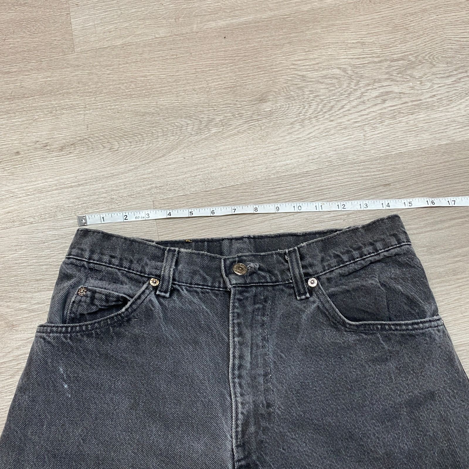 Levi's × Vintage Vintage 80s Levi's 550 Tapered Black Tab Jeans 29x33 USA Size US 29 - 5 Thumbnail
