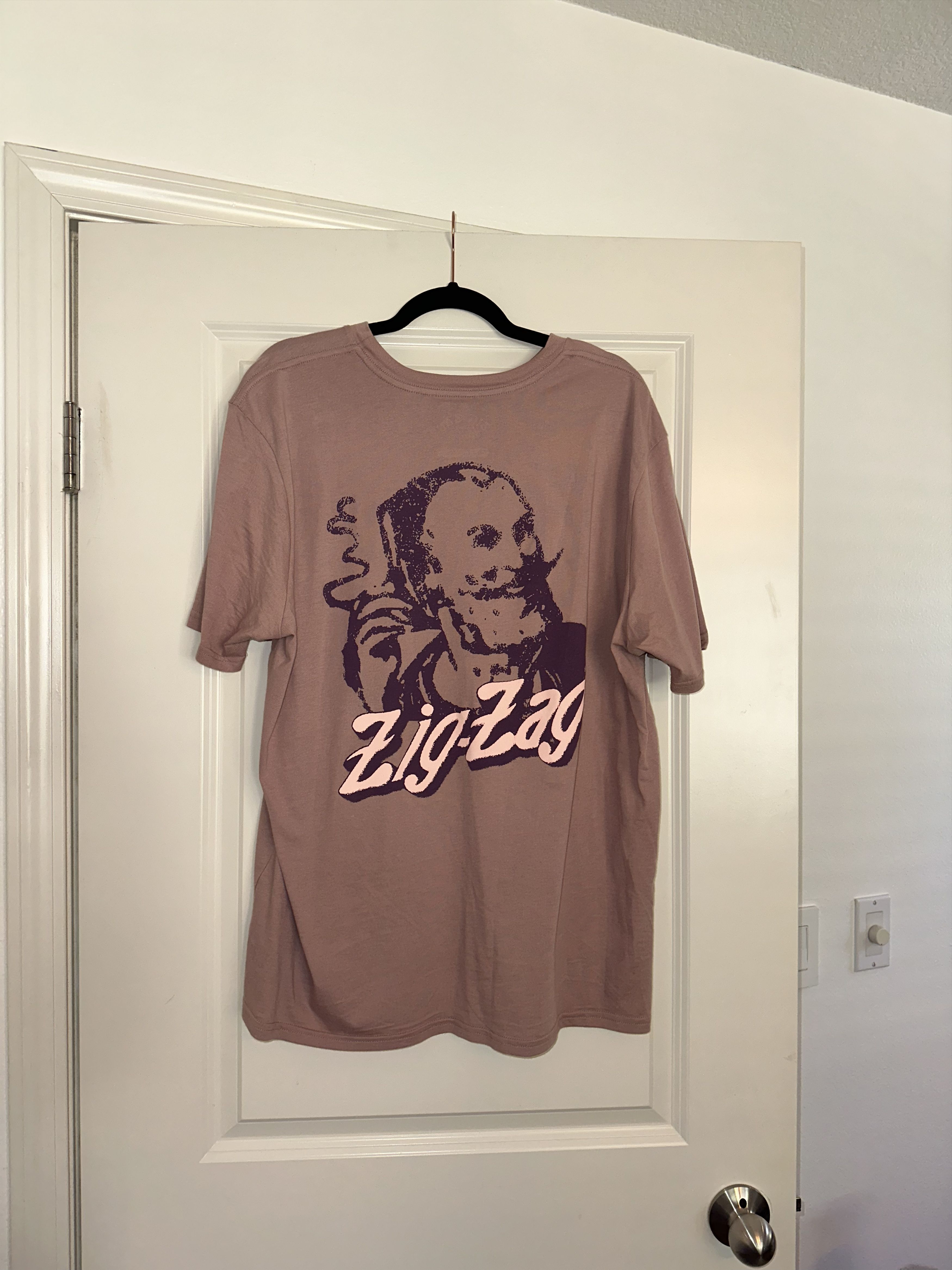 Other Zig-Zag Vintage Tee XL Burgundy Size US XL / EU 56 / 4 - 1 Thumbnail