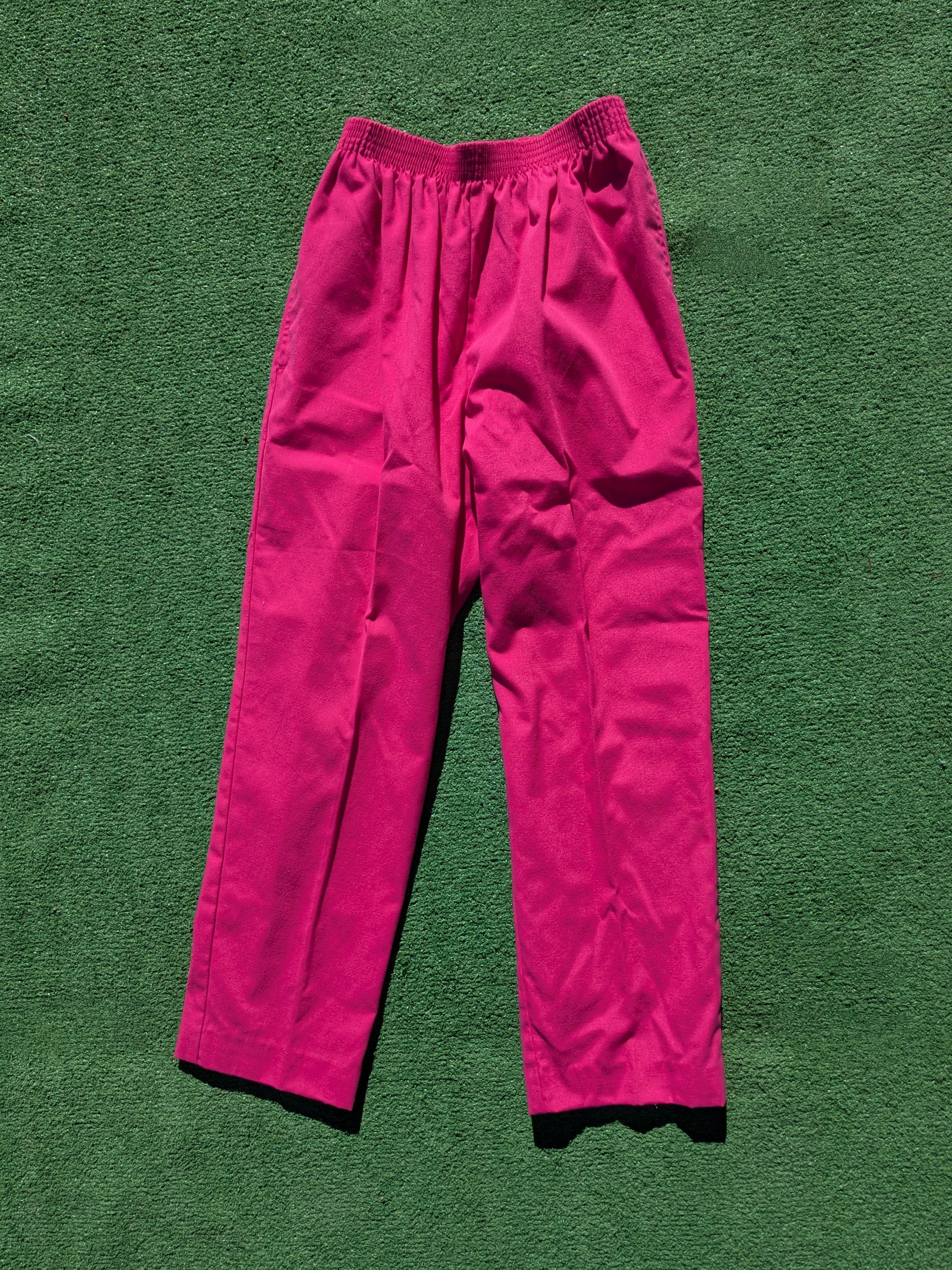 Other VTG Bon Worth USA-Made Petite Neon Pink Casual Slacks Pants Size 22" - 1 Thumbnail